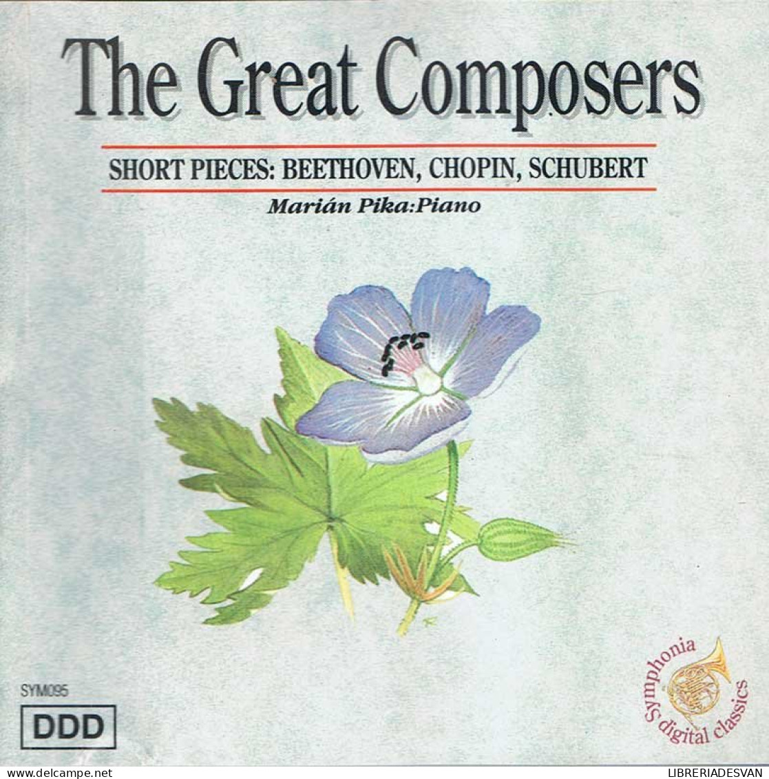 The Great Composers. Short Pieces: Beethoven, Chopin, Schubert. CD - Andere & Zonder Classificatie
