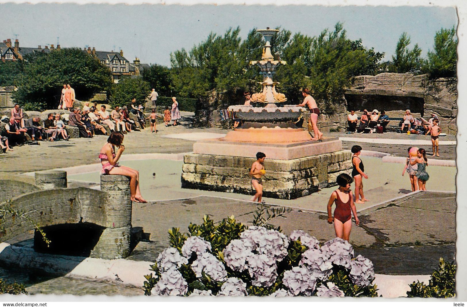 CE98. Postcard.  Children's Paddling Pool, Skegness, Lincolnshire. - Other & Unclassified