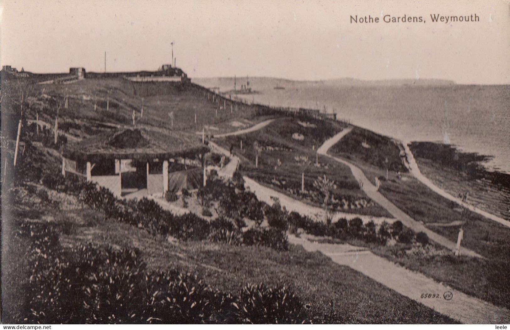 CE33.Vintage Postcard. Nothe Gardens, Weymouth. Dorset - Weymouth