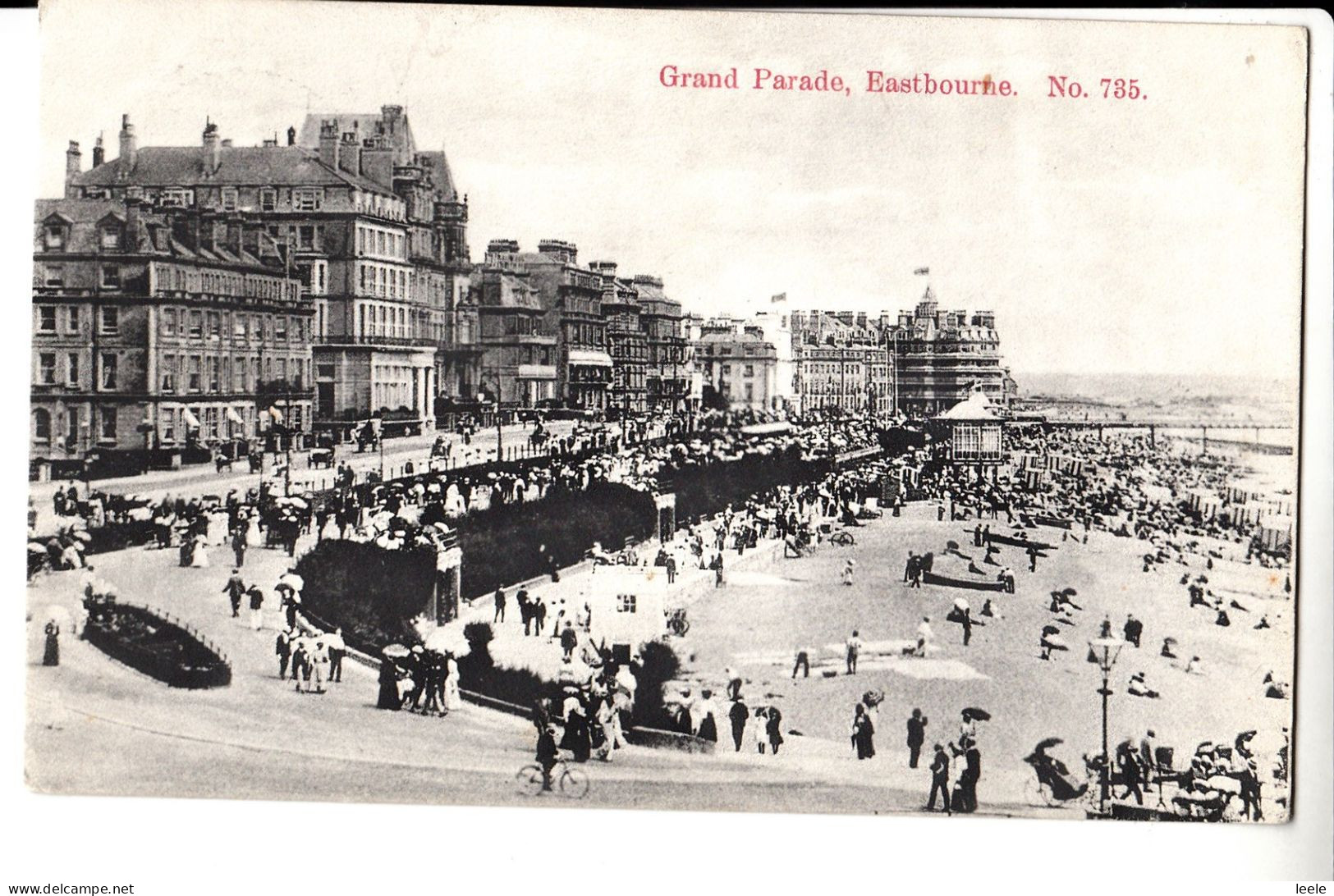 CE42.Vintage Postcard. Grand Parade. Eastbourne. Sussex - Eastbourne