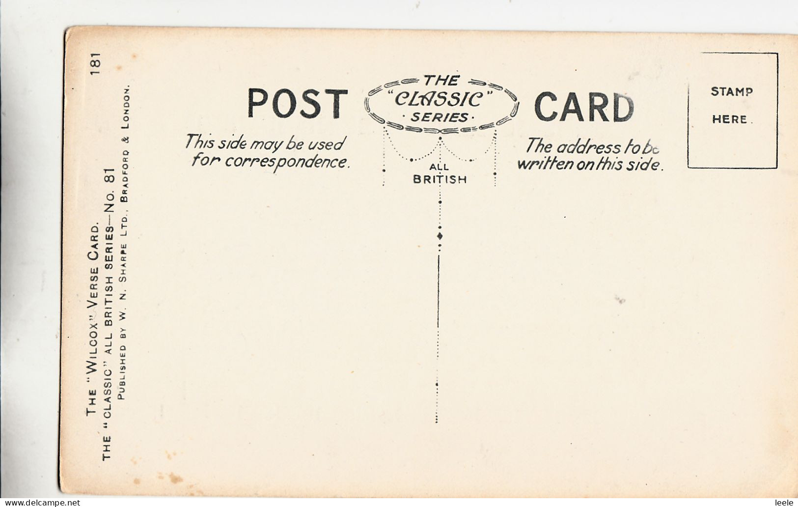 CE24. Vintage Postcard. Ella Wheeler Wilcox Verse Cards. Whatever Is - Is Best. - Philosophie & Pensées