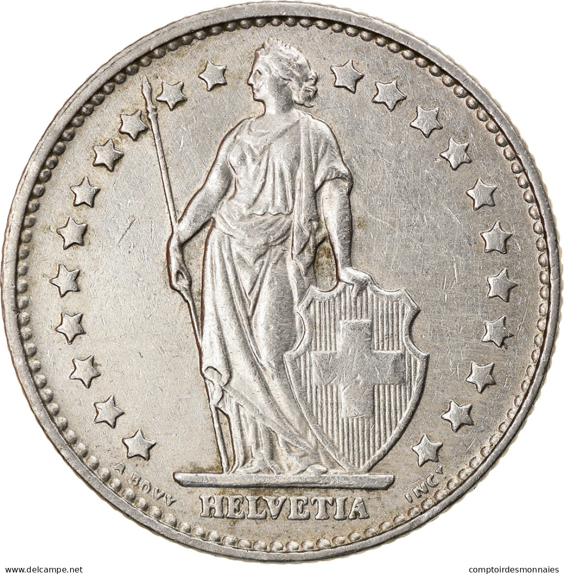 Monnaie, Suisse, Franc, 1969, Bern, TTB, Copper-nickel, KM:24a.1 - Autres & Non Classés