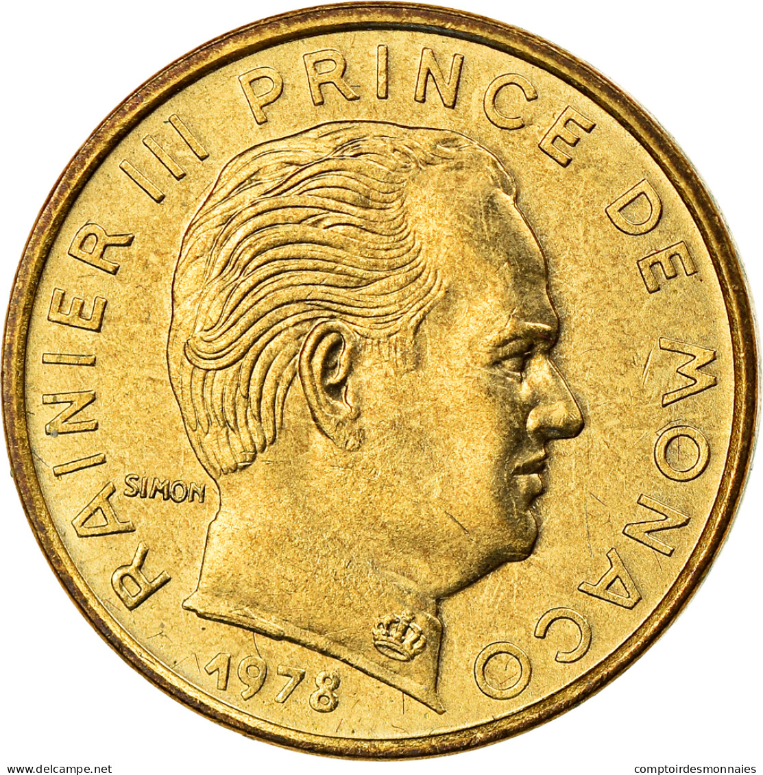 Monnaie, Monaco, Rainier III, 5 Centimes, 1978, TTB, Aluminum-Bronze, Gadoury:MC - 1960-2001 Nieuwe Frank