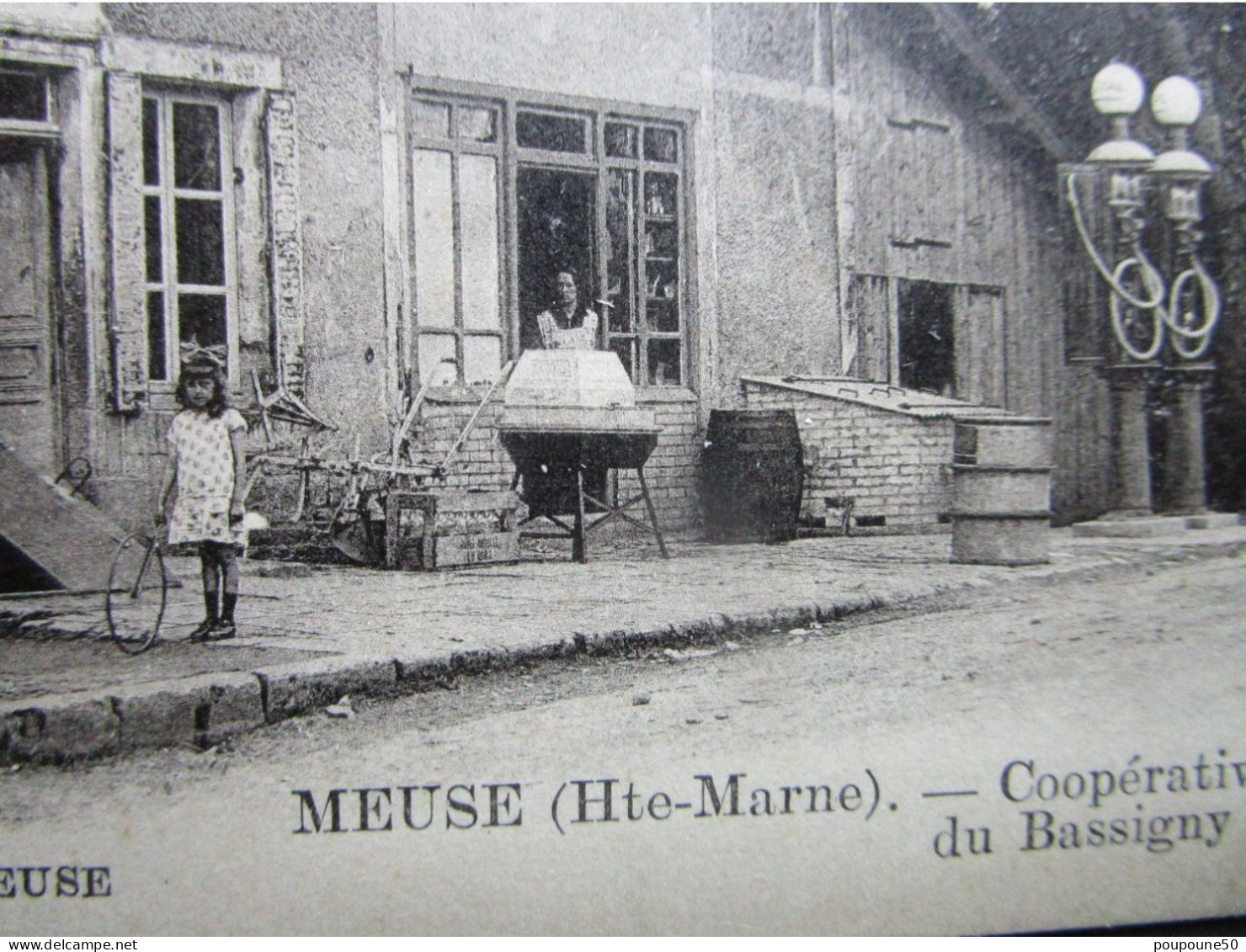 CPA 52 Haute Marne MEUSE Prés Val De Meuse - Coopérative Du Syndicat Agricole Du BASSIGNY,pompes Essence Voiture 1910 - Andelot Blancheville