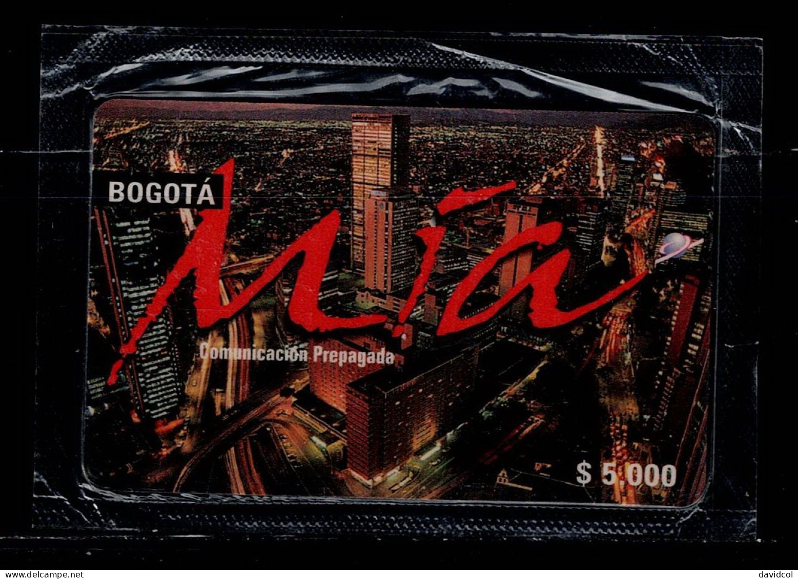 TT22-COLOMBIA PREPAID CARD - 1999 - MINT - MIA BOGOTA - $5.000 - RARE - Kolumbien