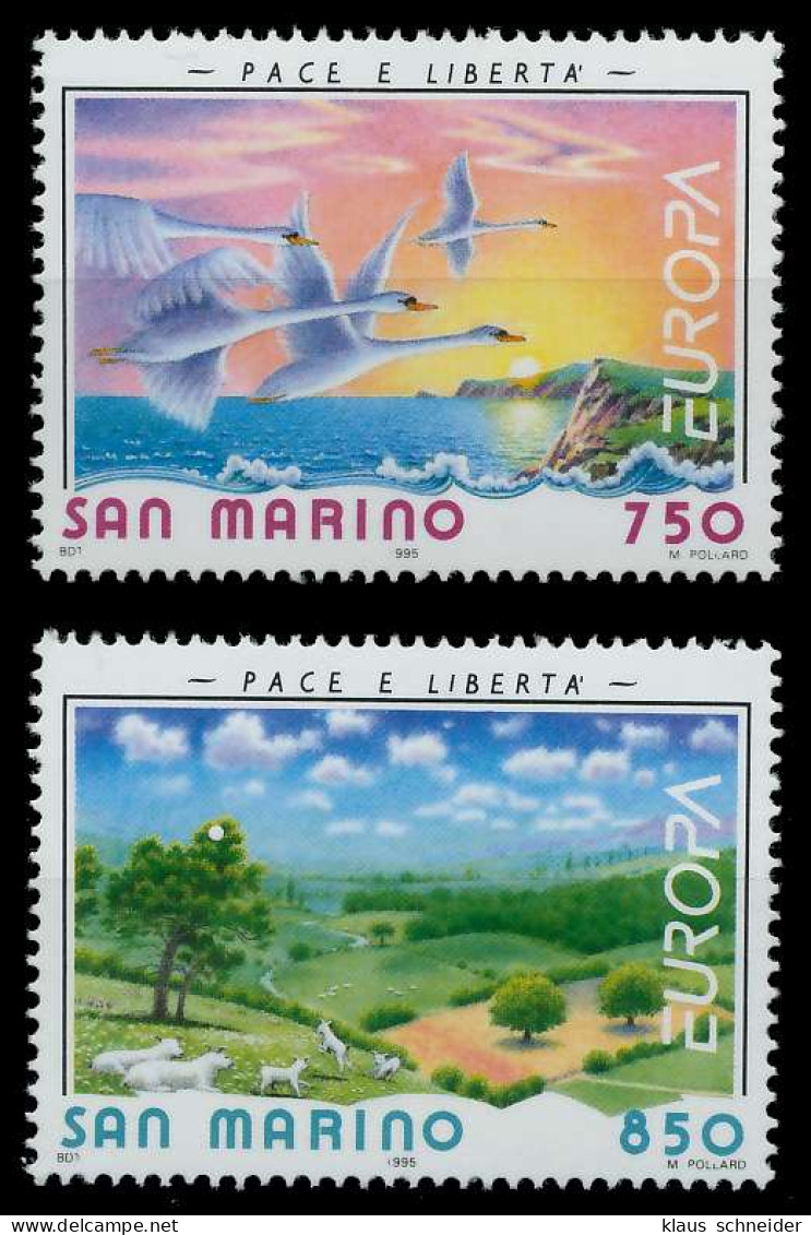 SAN MARINO 1994 Nr 1607-1608 Postfrisch X08ECC2 - Unused Stamps