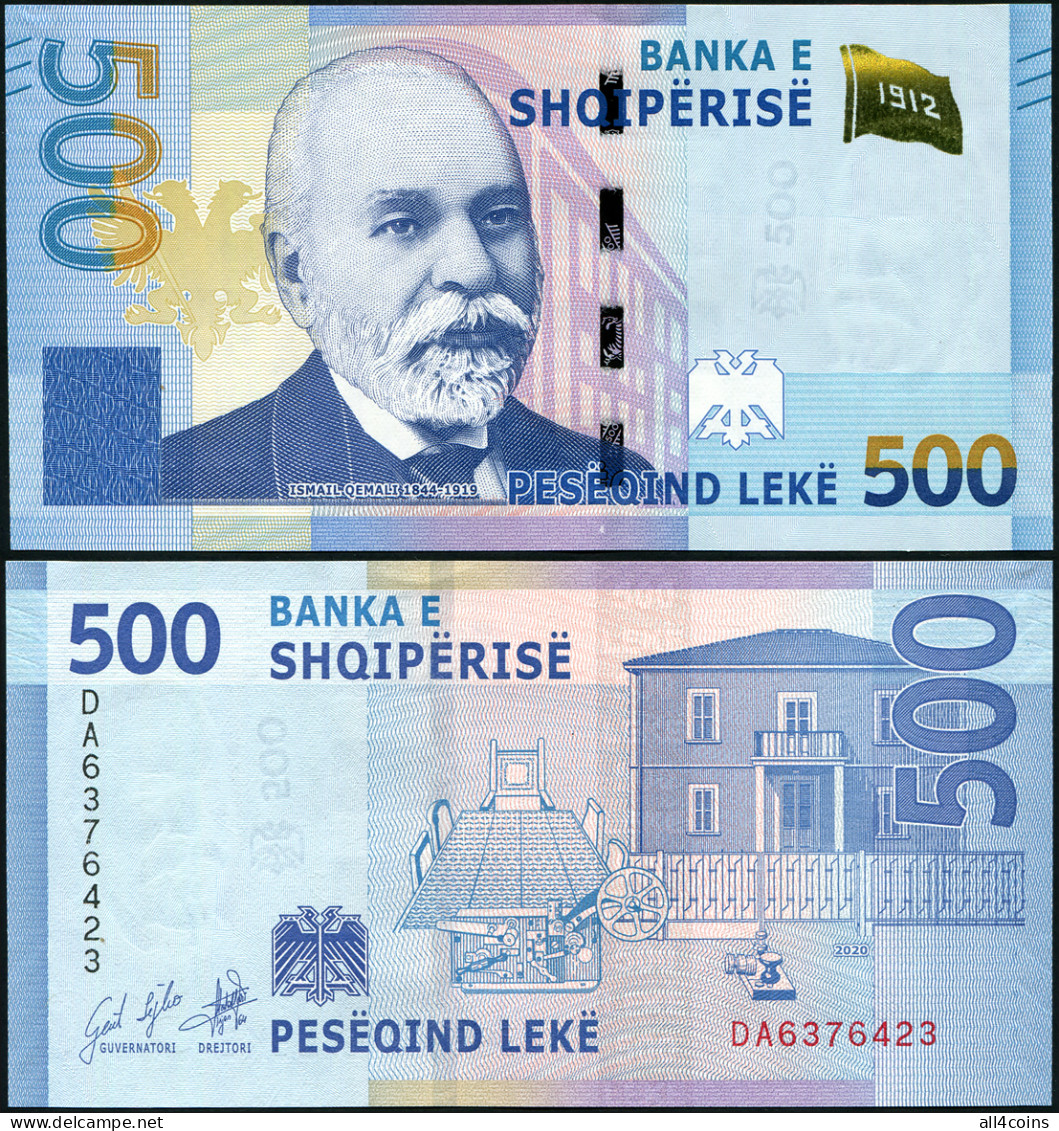 Albania 500 Lekё. 2020 (2022) Paper Unc. Banknote Cat# P.NL - Albania