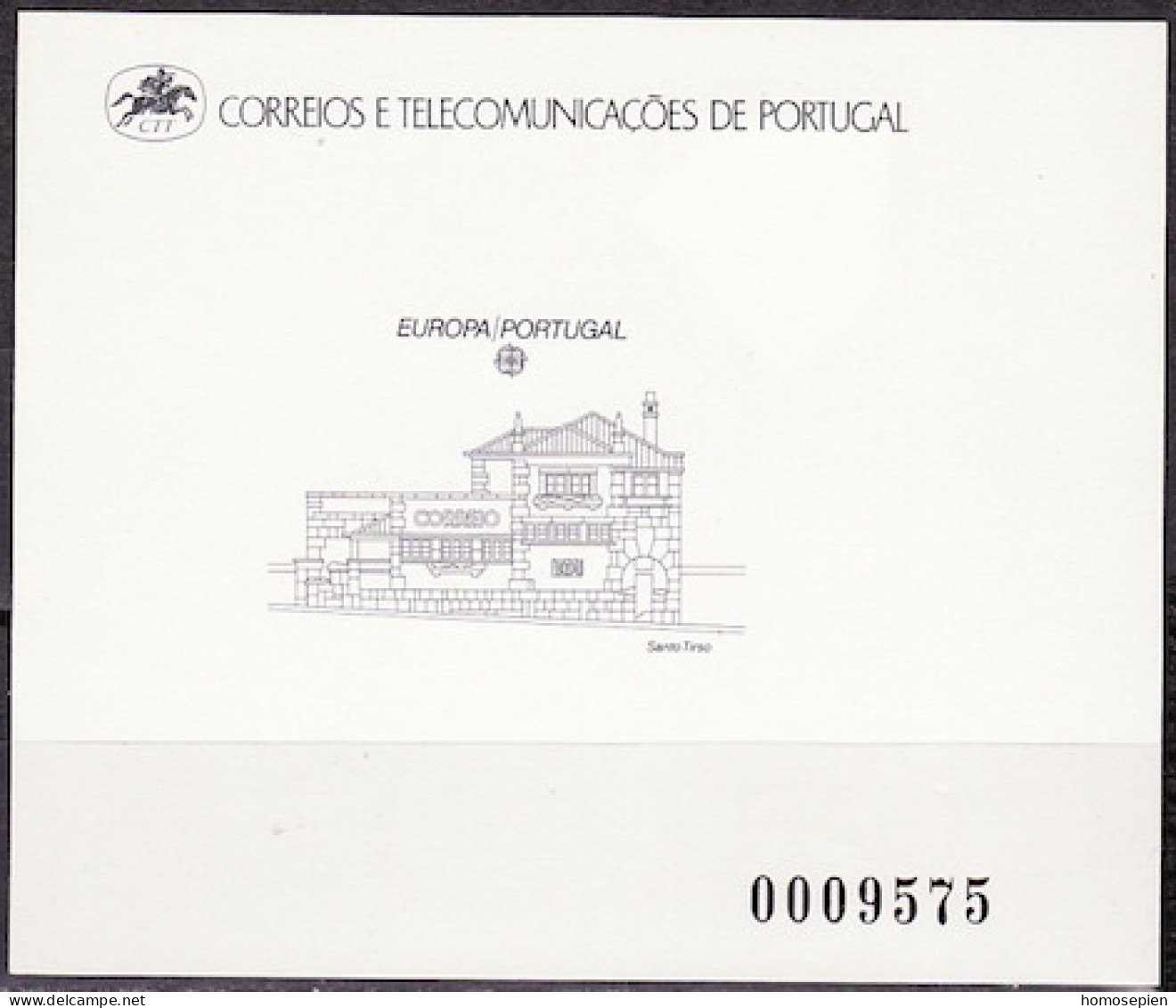 Europa CEPT 1990 Portugal Y&T N°EL1800 - Michel N°DP1822 *** - 80e EUROPA - 1990