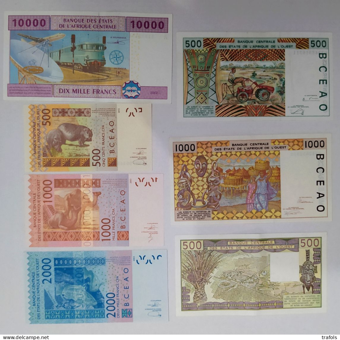 Africa Collection - West African States - Central African - Togo - Senegal - Cameroun - XF+ To UNC Conditions !! - Togo