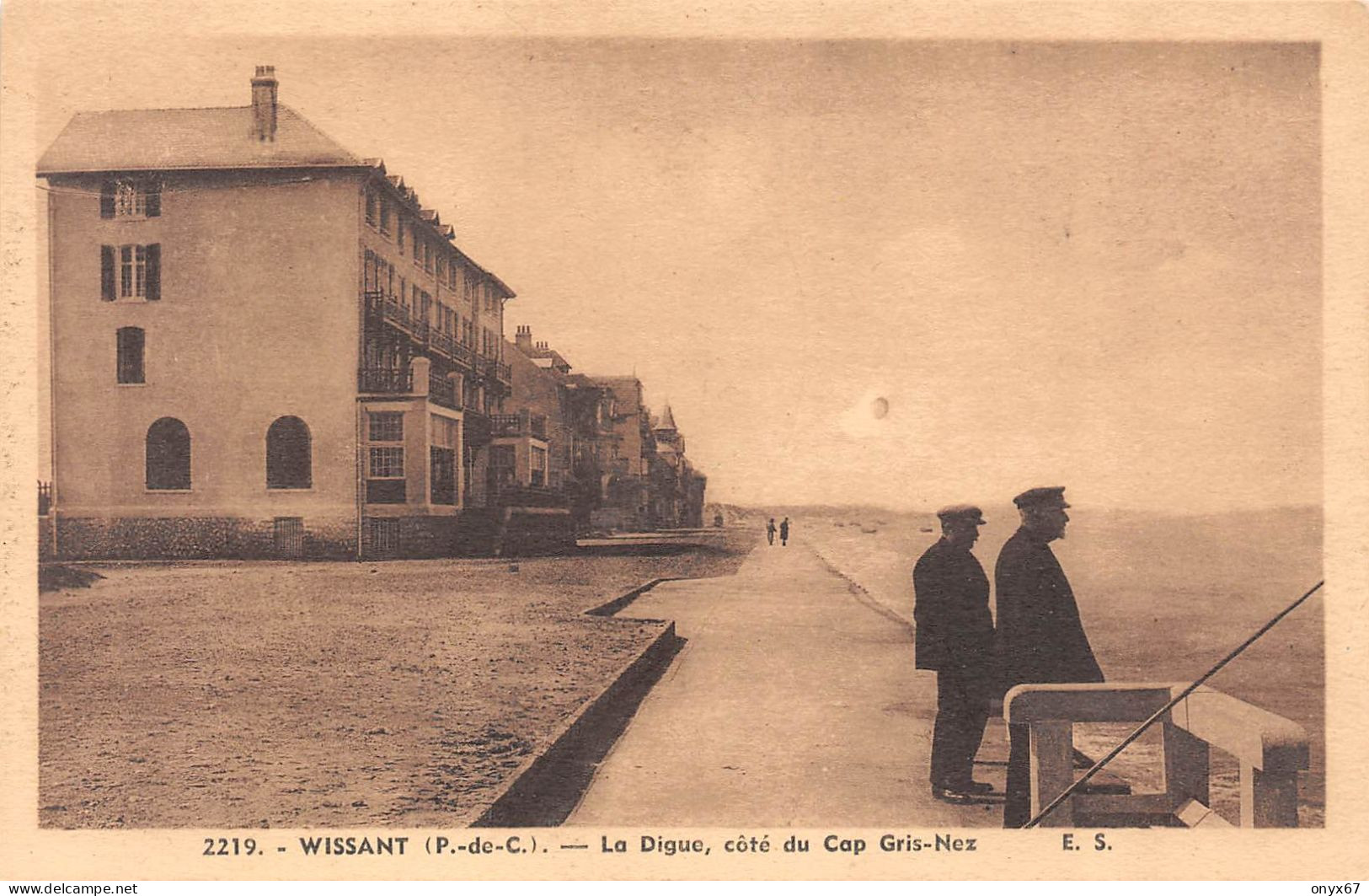 WISSANT-62-Pas De Calais-La Digue, Côté Du Cap Gris-Nez - Edition Stévenard,  Boulogne Sur Mer - Wissant