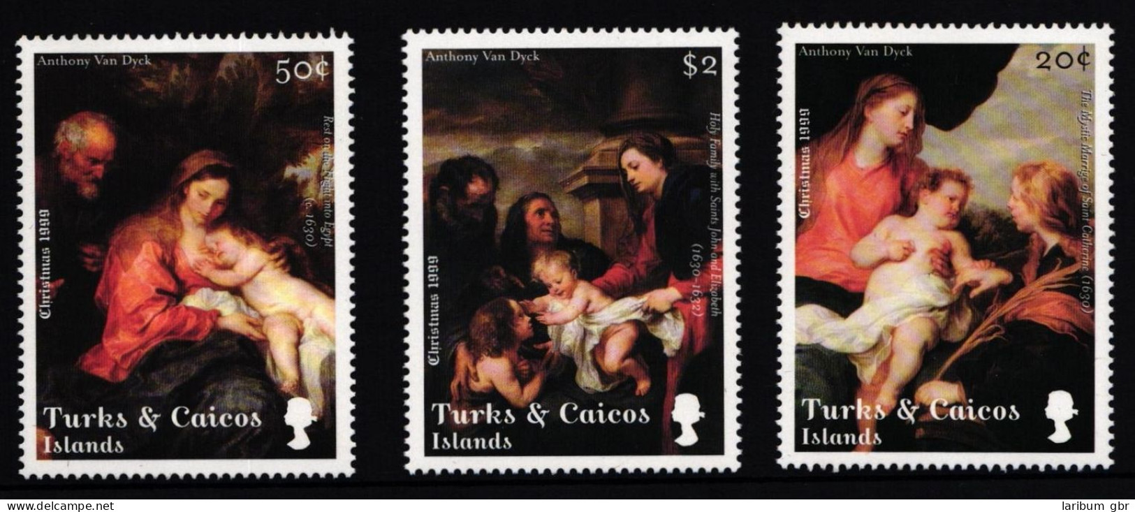 Turks Und Caicos Inseln 1503-1505 Postfrisch Weihnachten #II427 - Turks & Caicos (I. Turques Et Caïques)