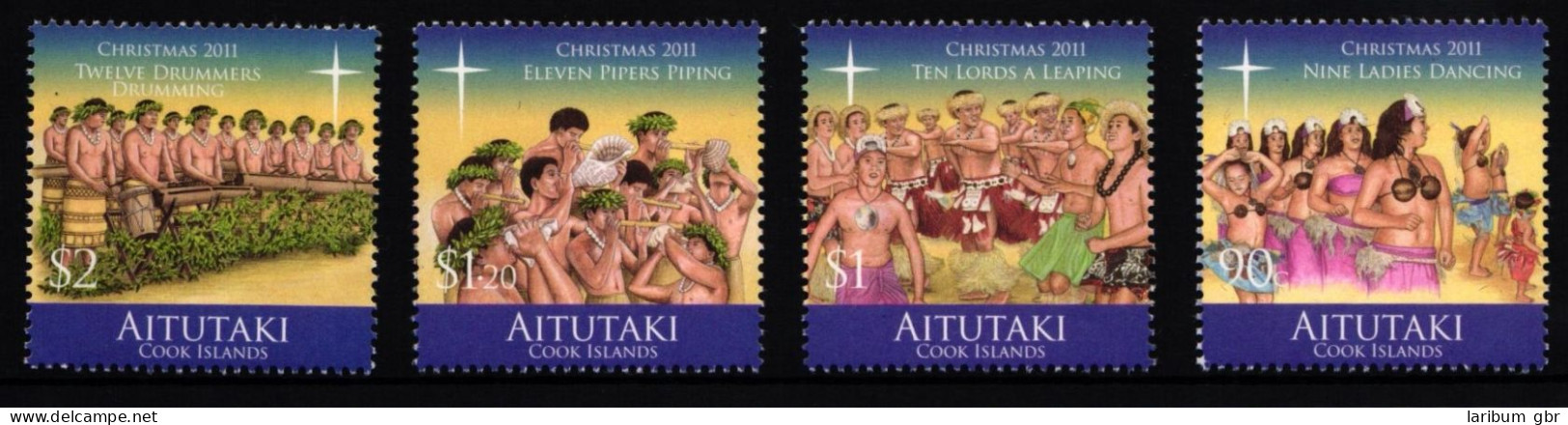 Aitutaki 830-833 Postfrisch Weihnachten #II437 - Aitutaki