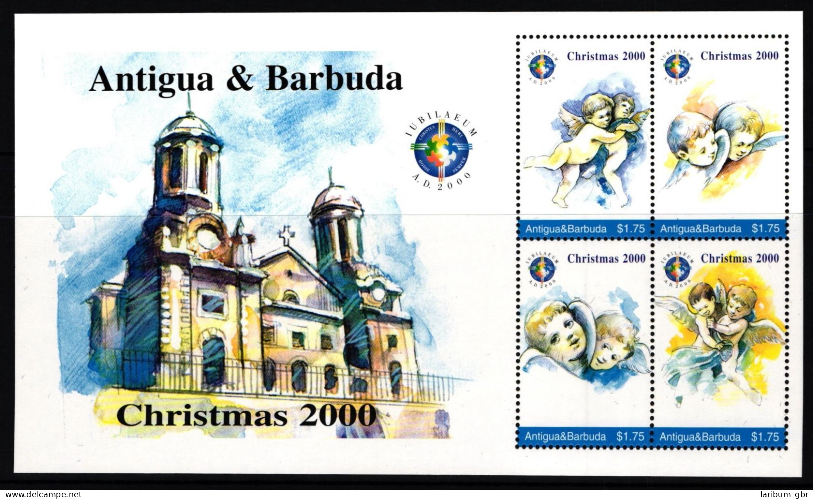 Antigua Barbuda 3370-3373 Postfrisch Kleinbogen / Weihnachten #II412 - Antigua Und Barbuda (1981-...)