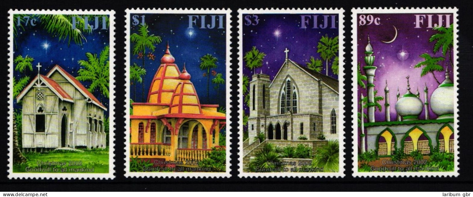 Fidschi Inseln 1026-1029 Postfrisch Weihnachten #II545 - Fiji (1970-...)