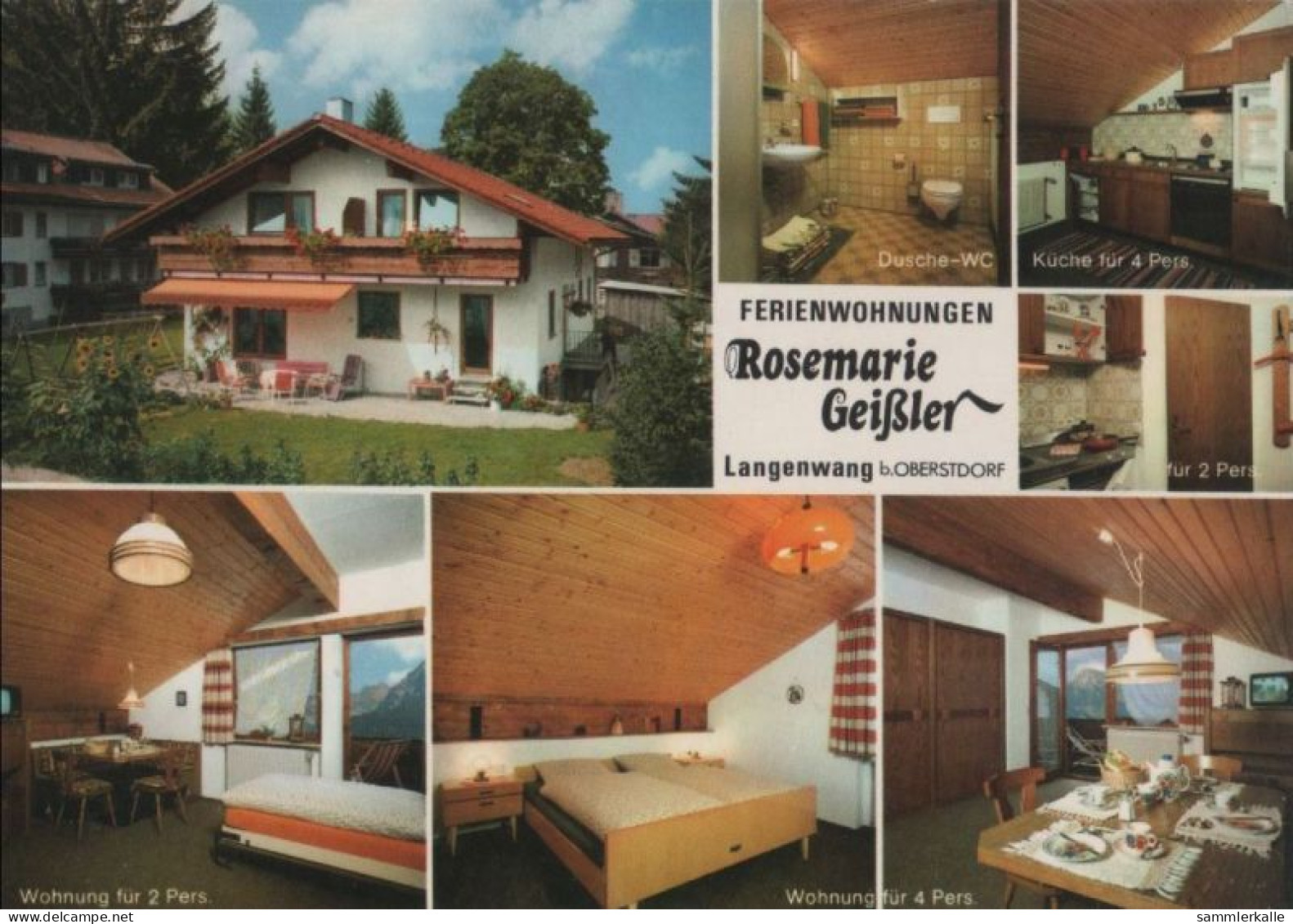 63707 - Fischen - Langenwang, Ferienwohnungen Geissler - Ca. 1980 - Fischen