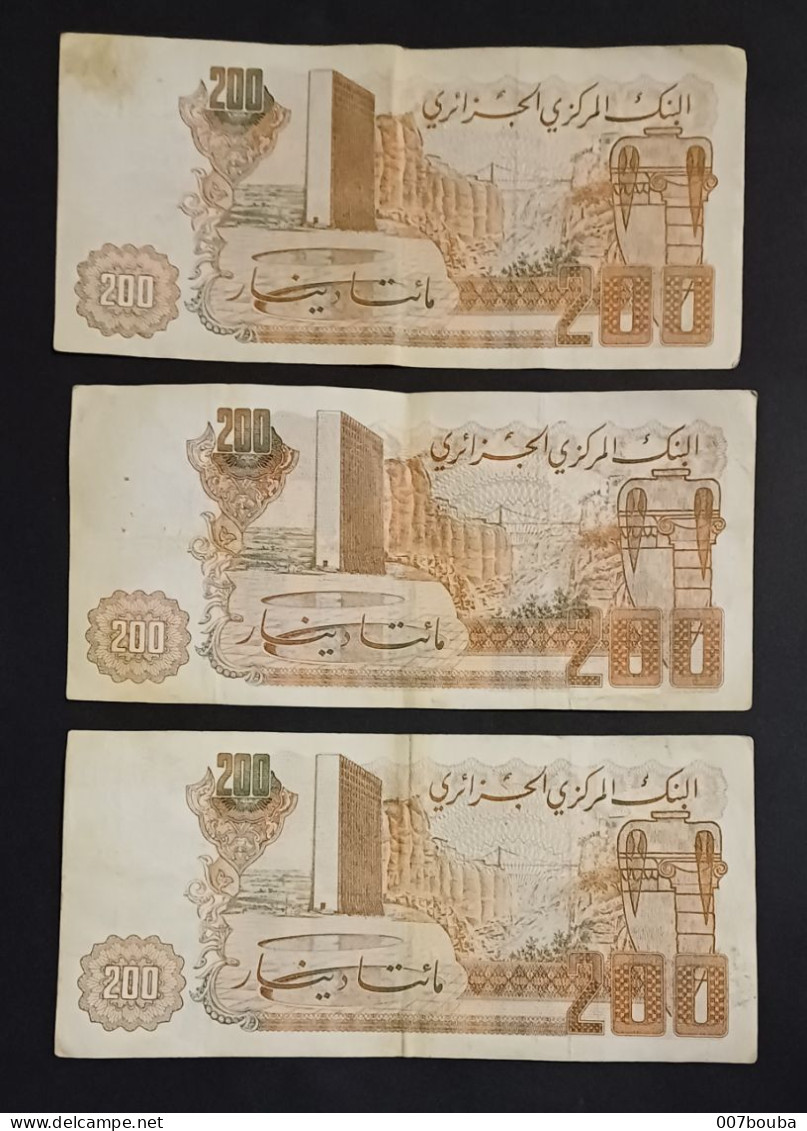 ALGÉRIE/ 5x 200 DINARS - Algeria