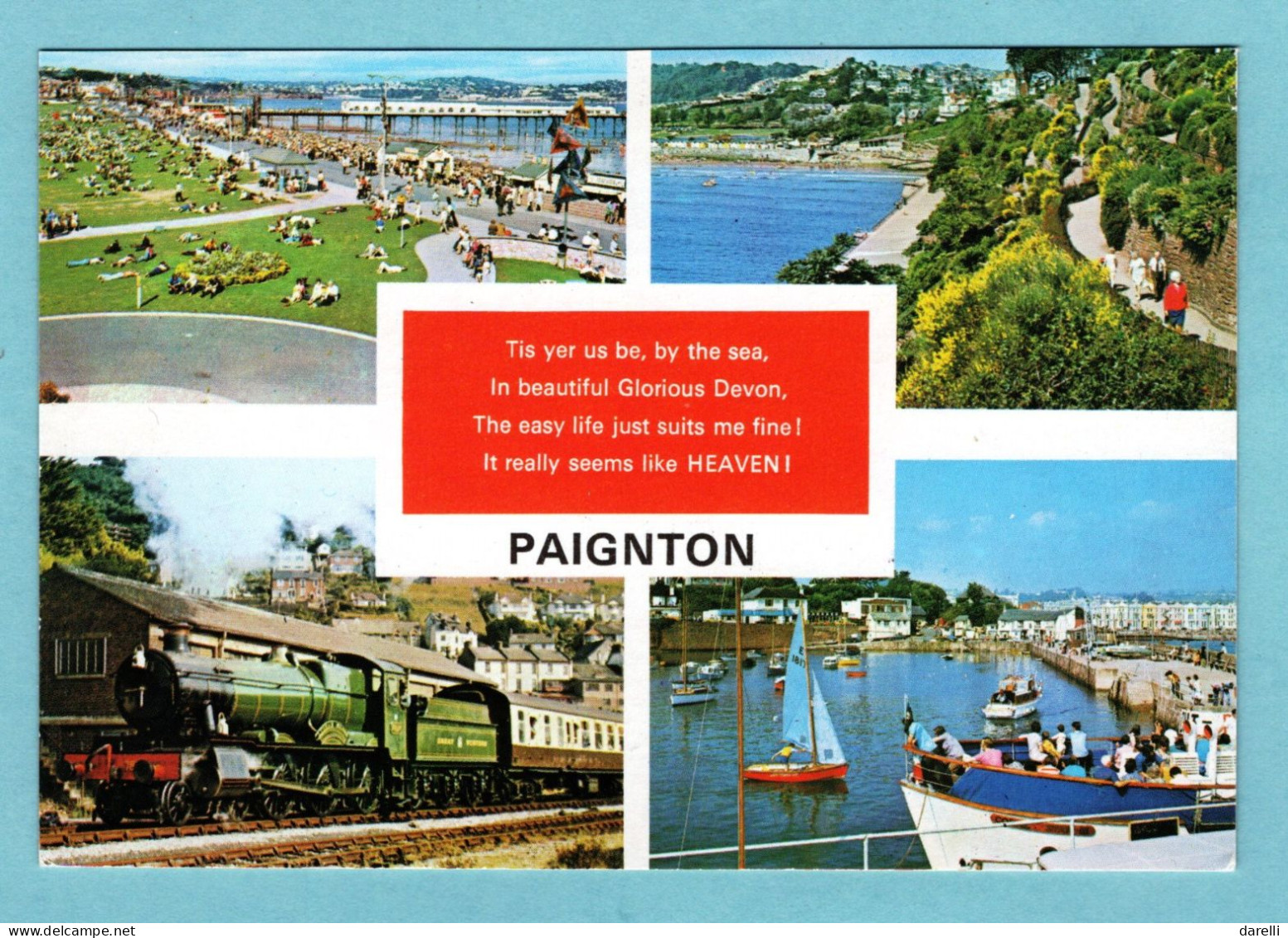 CP Angleterre - Paignton - Beautiful Glorioous Devon - Multivues - Paignton