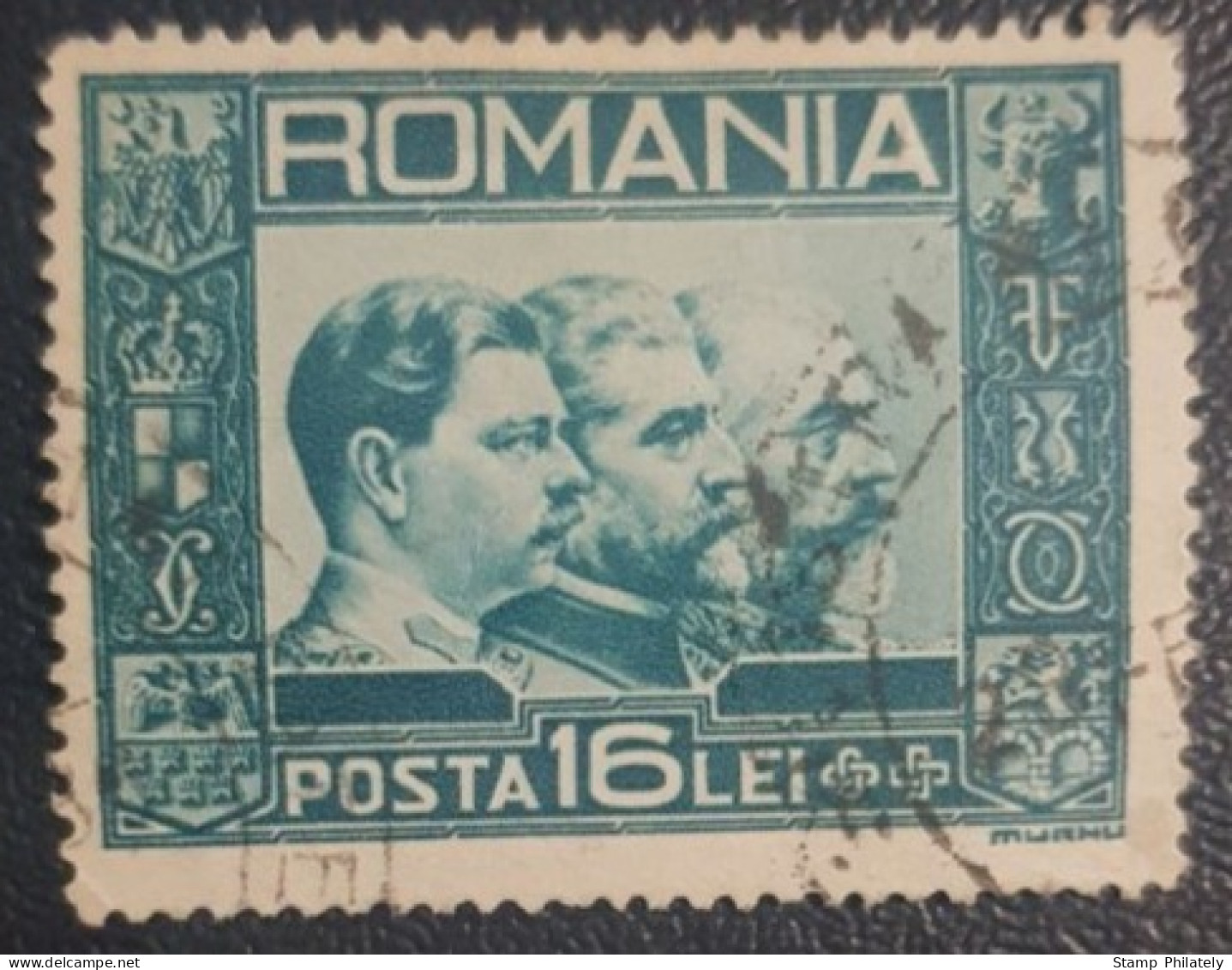 Romania 16L Used Stamp 1931 Three Kings - Usati