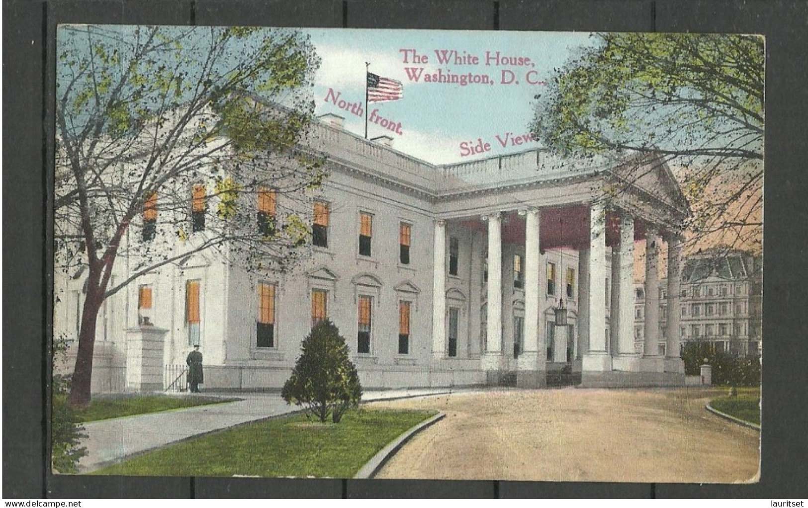 USA 1914 The White House Washington D. C., Sent To France - Washington DC