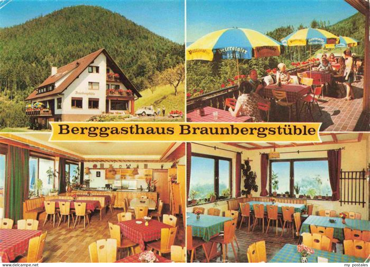 73964302 Loecherberg_Ibach Berggasthaus Braunbergstueble Gastraum Terrasse - Oppenau
