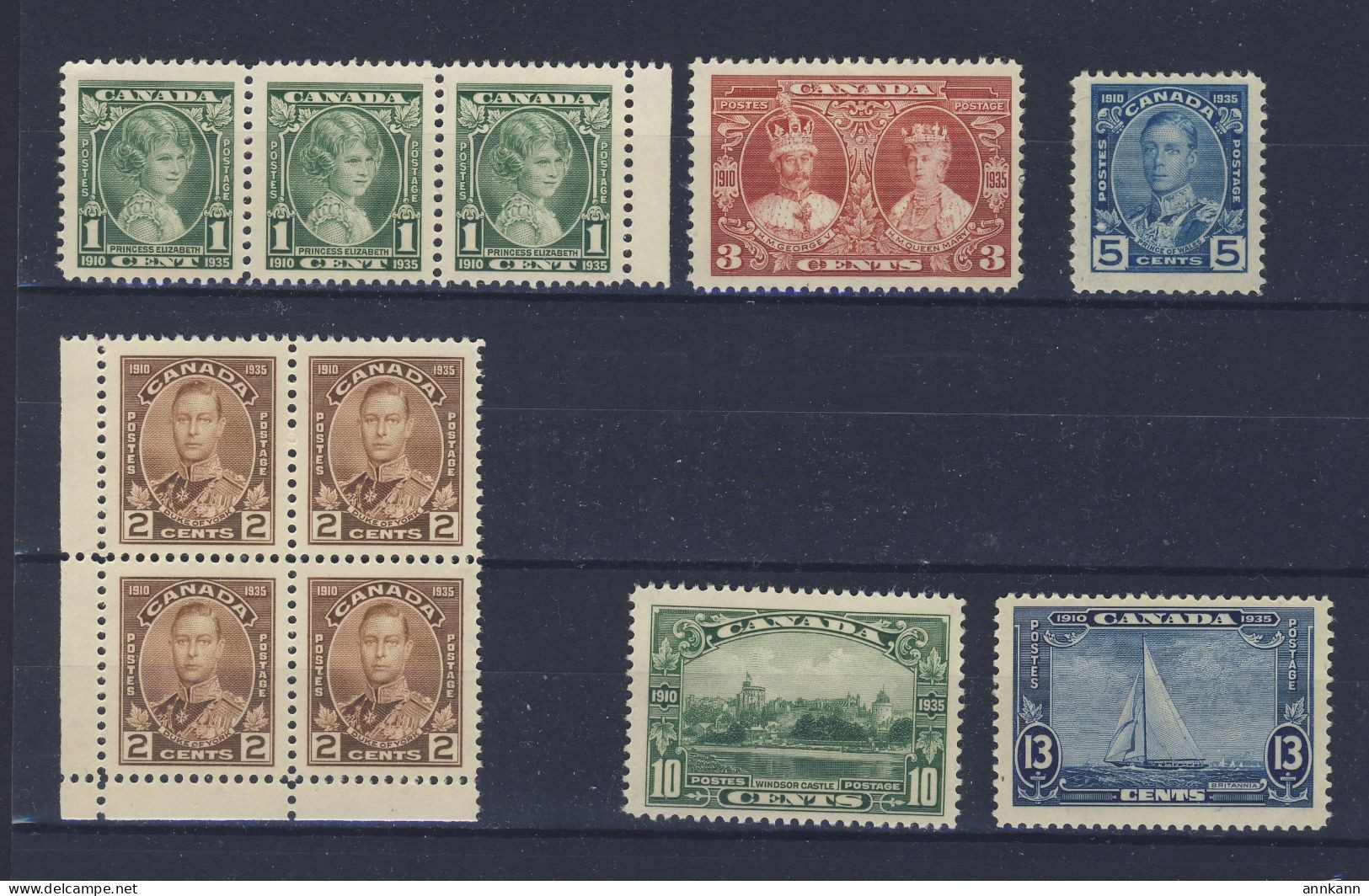 11x Canada Stamps; #211 To #216 All Are MNH VF. Guide Value = $45.00 - Neufs