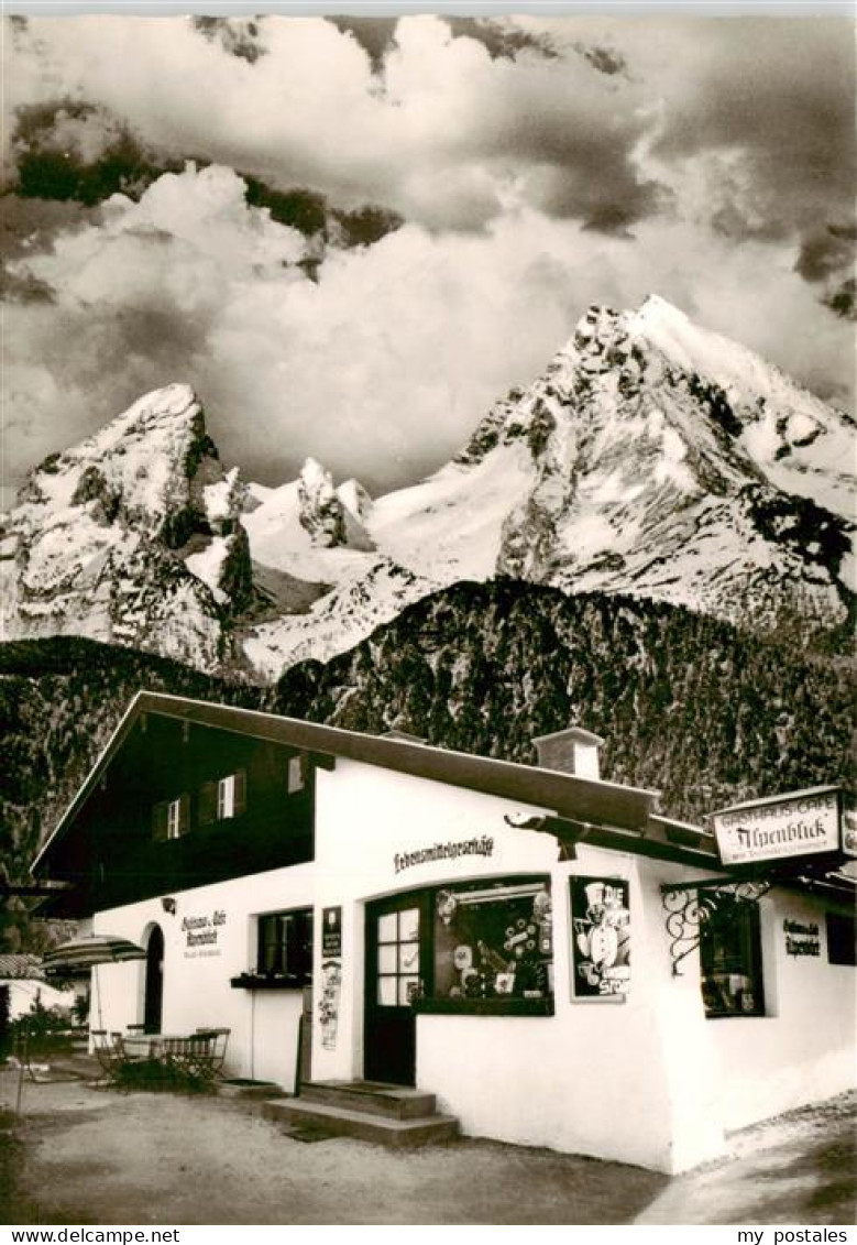 73883329 Bischofswiesen Berchtesgaden Gasthaus Cafe Alpenblick  - Bischofswiesen