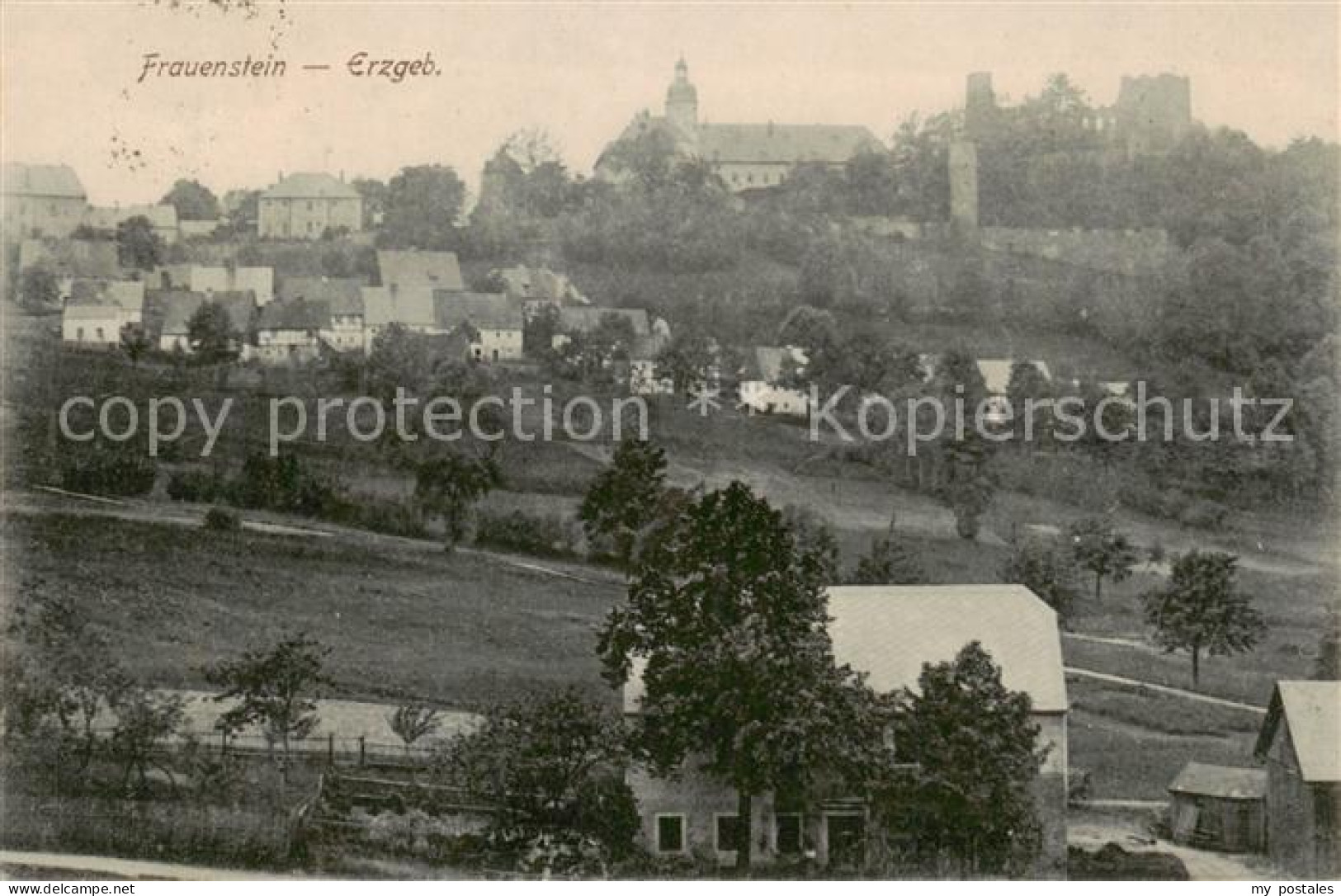 73848841 Frauenstein Brand-Erbisdorf Osterzgebirge Panorama  - Brand-Erbisdorf