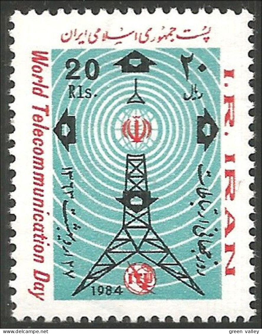 514 Iran 1984 Journée Telecommunications Day MNH ** Neuf SC (IRN-60c) - Altri & Non Classificati