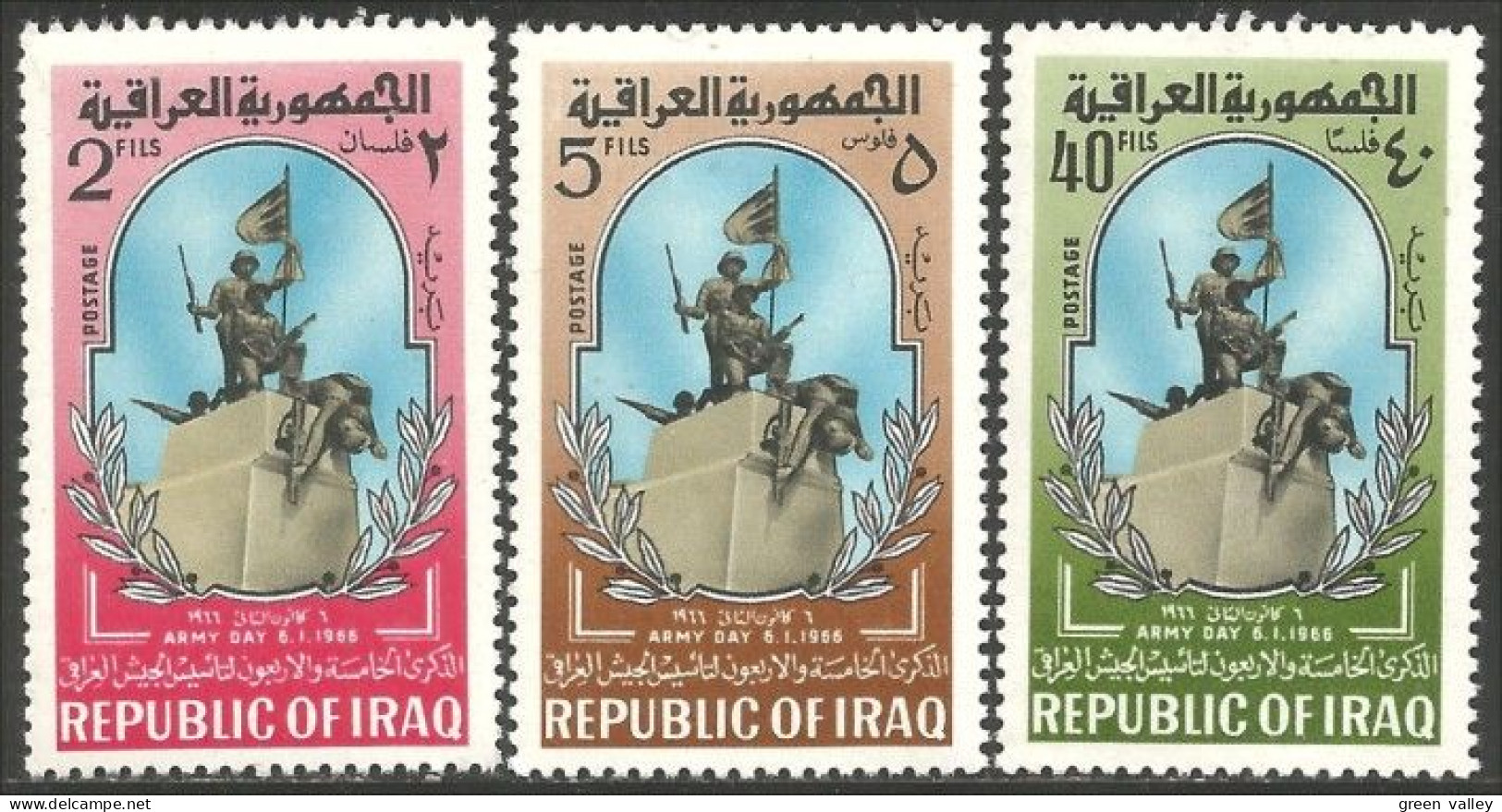 512 Irak 1966 Army Day MNH ** Neuf SC (IRK-16d) - Iraq