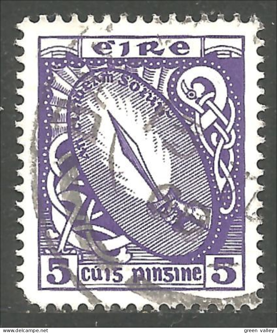 510 Ireland Sword Of Light Épée (IRL-156) - Used Stamps