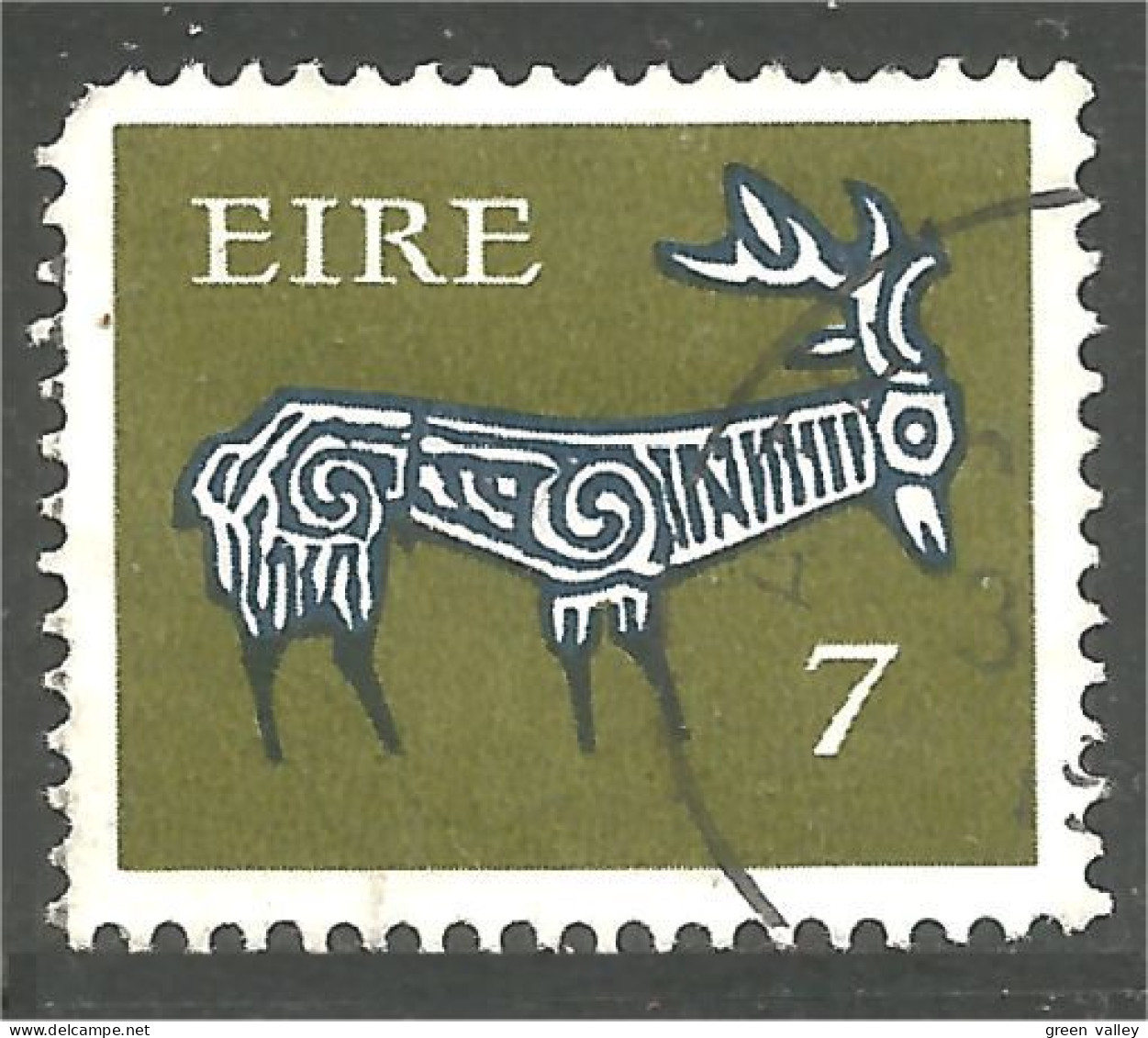 510 Ireland Stag Chevreuil Kent Hirsch Cervo 7 P (IRL-150) - Usados