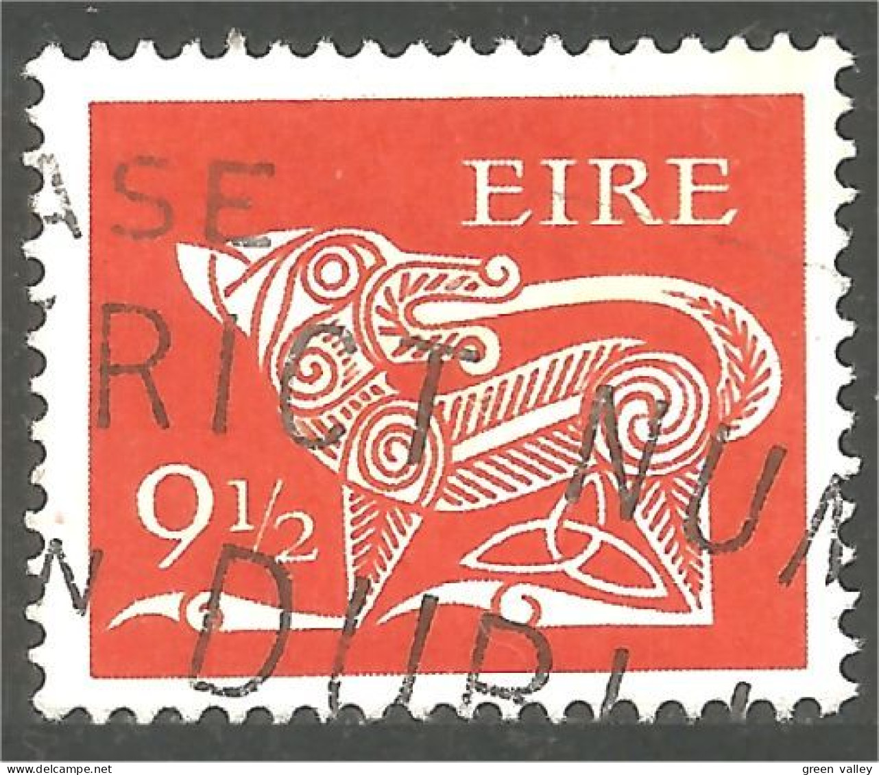 510 Ireland Dog Chien Hund Perro Kilkenny 9 1/2 P (IRL-149) - Used Stamps