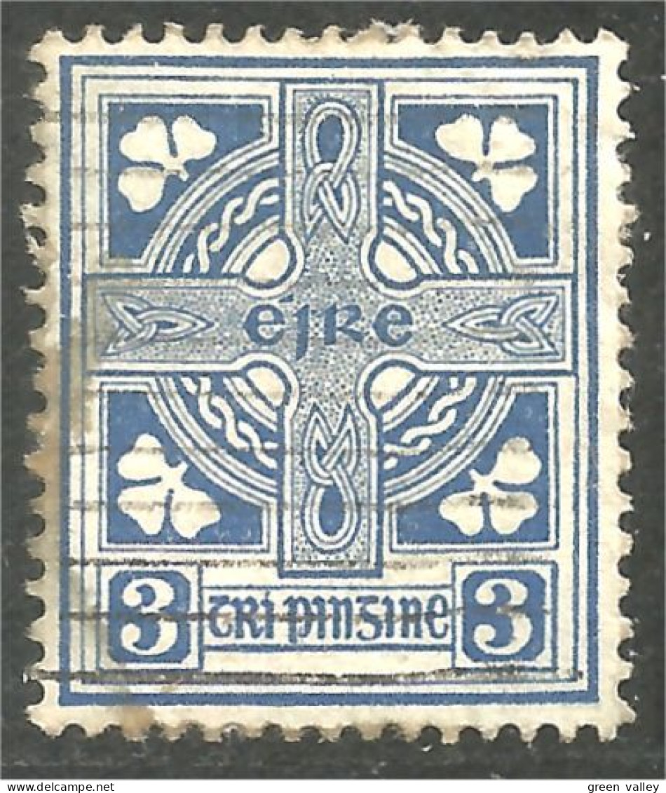 510 Ireland Celtic Cross Croix Celtique (IRL-137a) - Usati