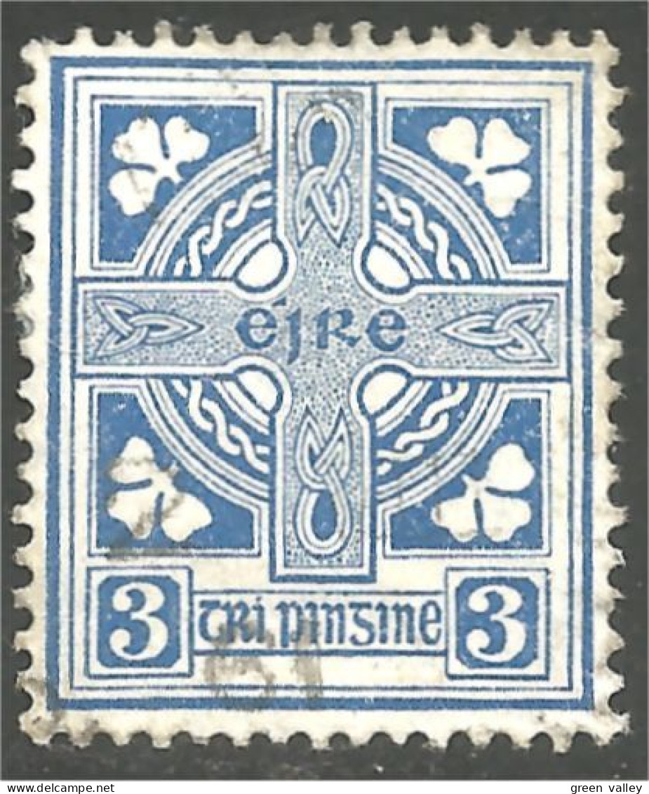 510 Ireland 1922 Croix Celtique Celtic Cross (IRL-116) - Gebruikt