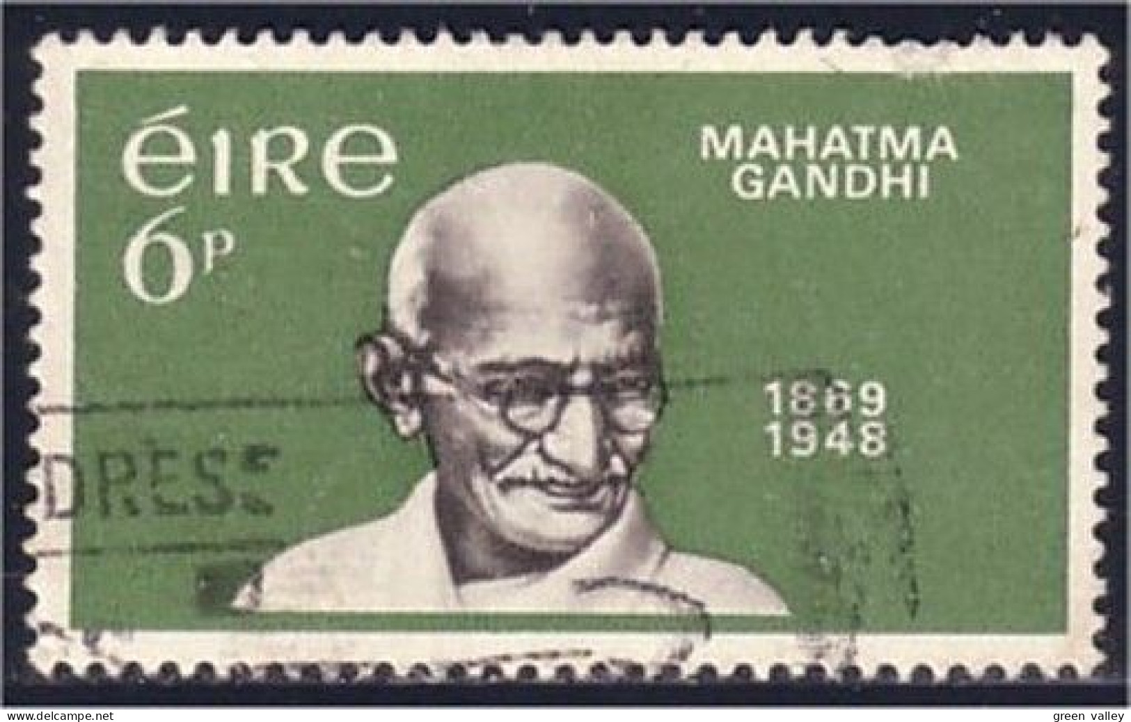 510 Ireland Eire Gandhi (IRL-88) - Oblitérés