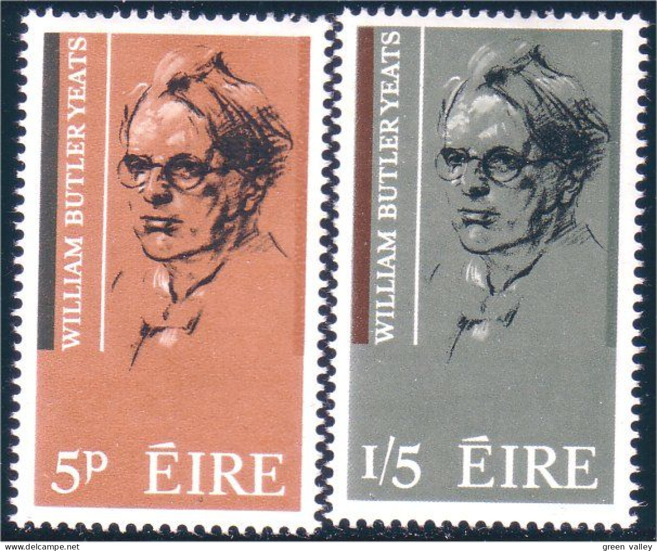 510 Ireland Eire William Butler Yeates Poet MNH ** Neuf SC (IRL-38) - Nuovi