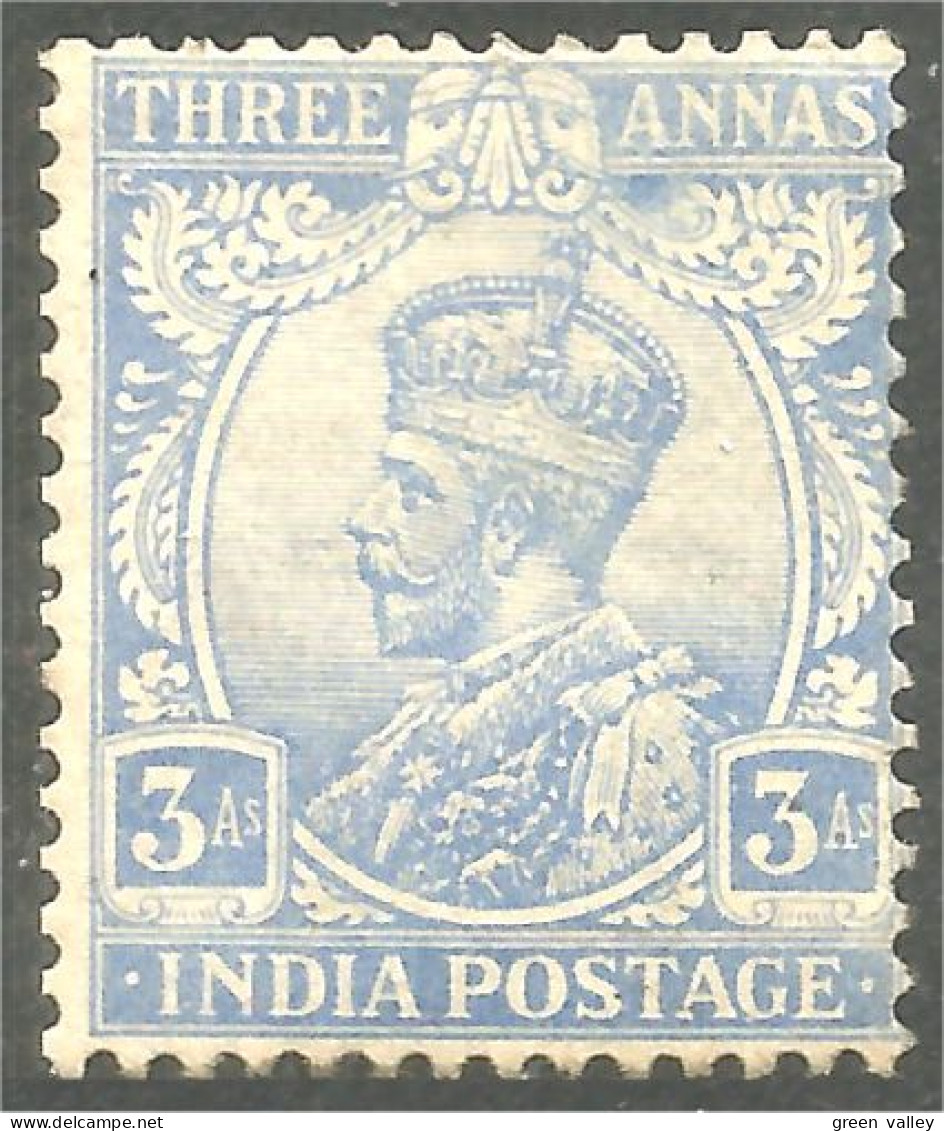 504 Inde King George V 3 Annas LH * (IND-67) - 1882-1901 Empire