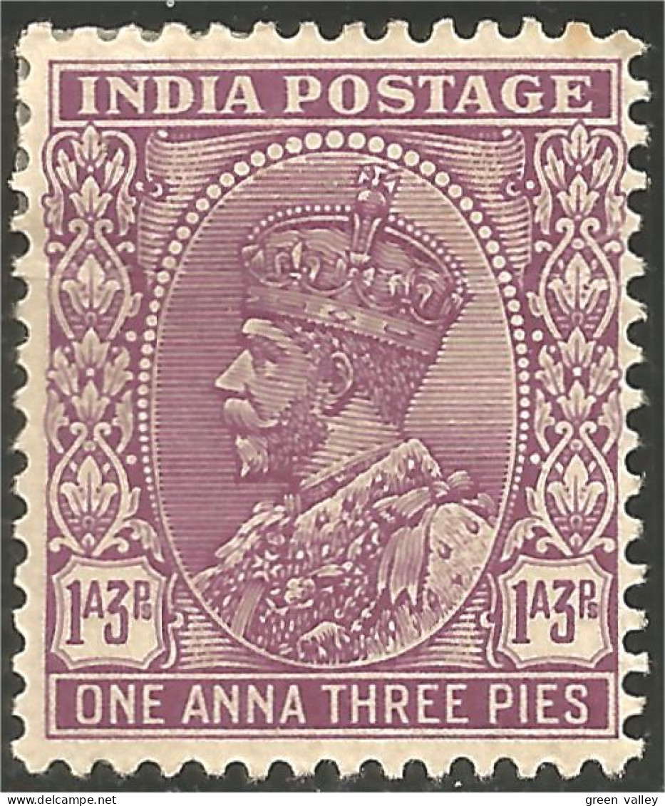 504 Inde 1p3a Violet MH * Neuf CH (IND-41) - 1882-1901 Keizerrijk