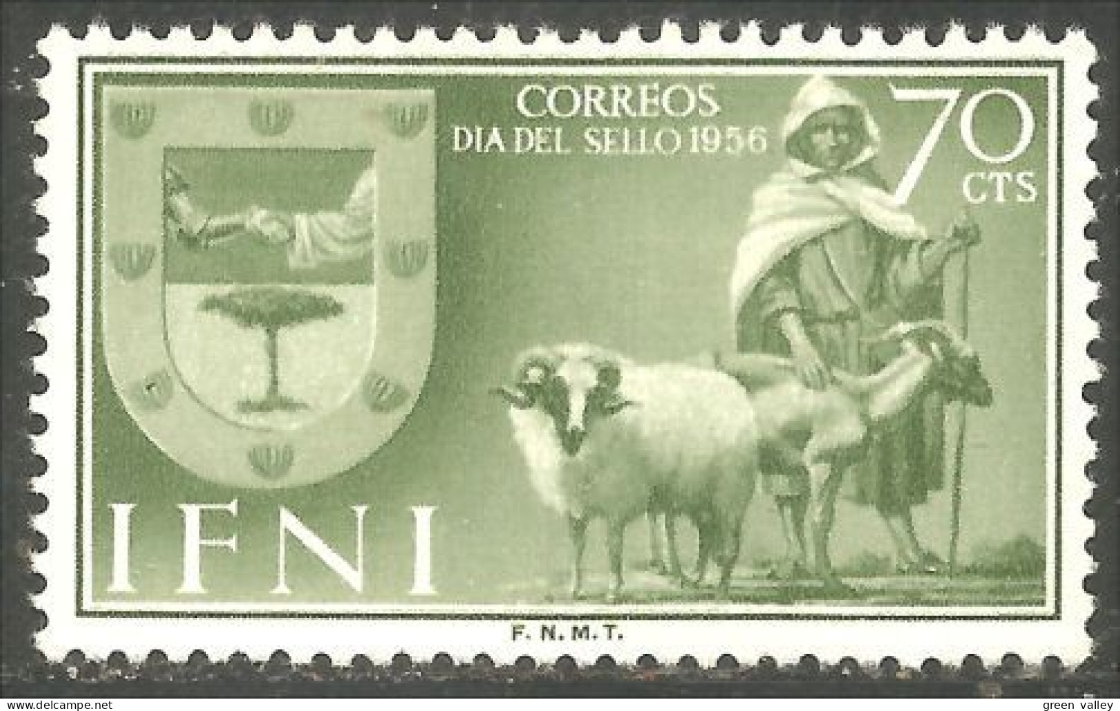 502 Ifni Chèvre Goat Ziege Capri Cabri Mouton Schapen Pecora Aveja Sheep Ram MLH * Neuf CH (IFN-13) - Ifni