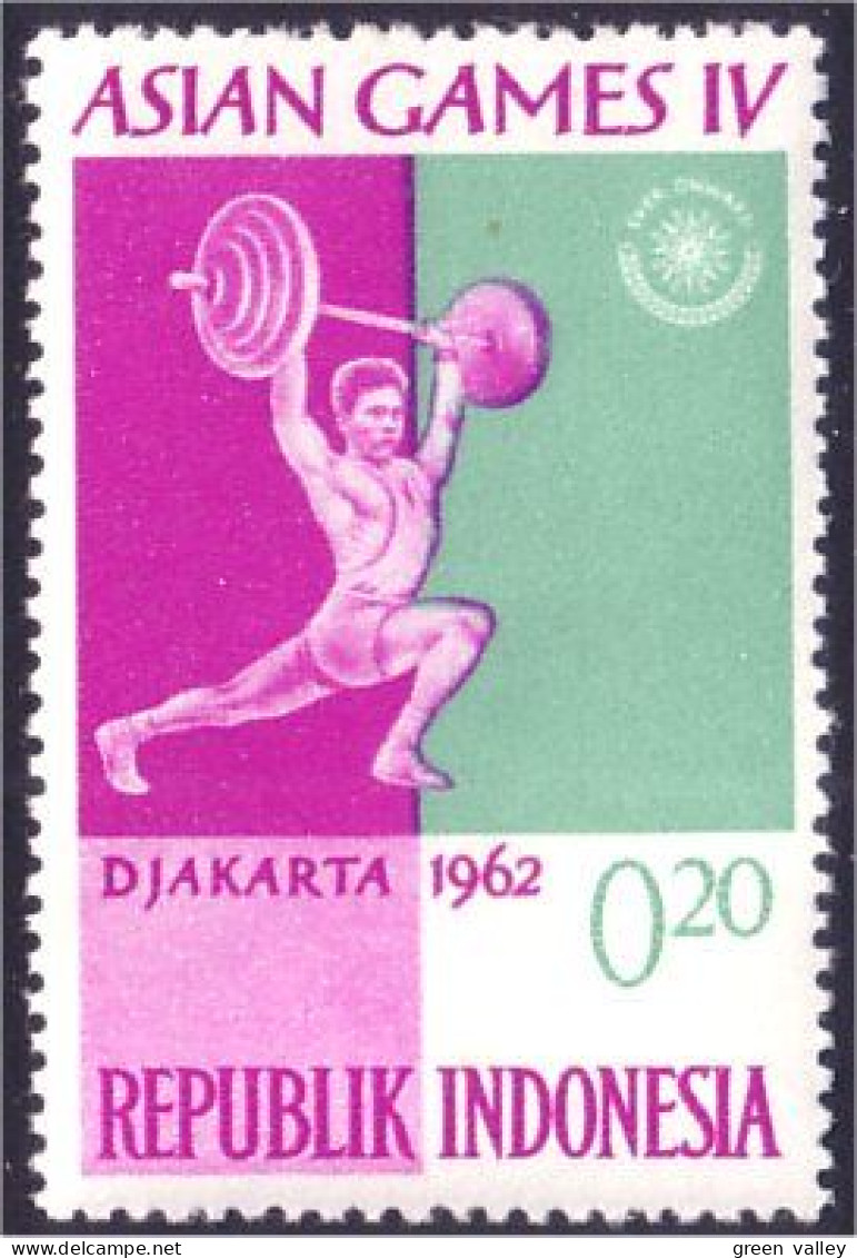 500 Indonesia Halterophile Weight Lifting MVLH * Neuf CH Tres Legere (IDS-43) - Gewichtheffen