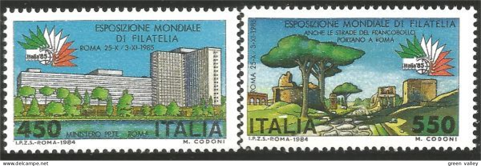 520 Italy Ministère Post Via Appia Ministry Posts MNH ** Neuf SC (ITA-210a) - 1981-90: Neufs
