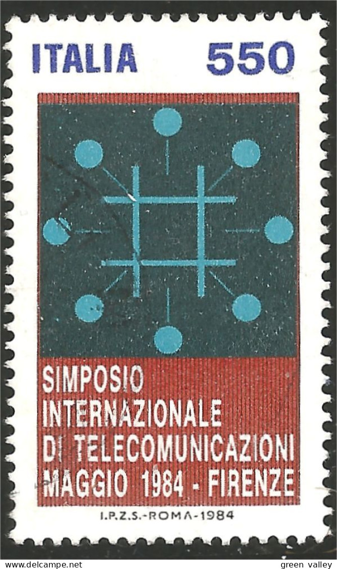 520 Italy Telecommunications Symposium Florence MNH ** Neuf SC (ITA-211a) - 1981-90: Neufs