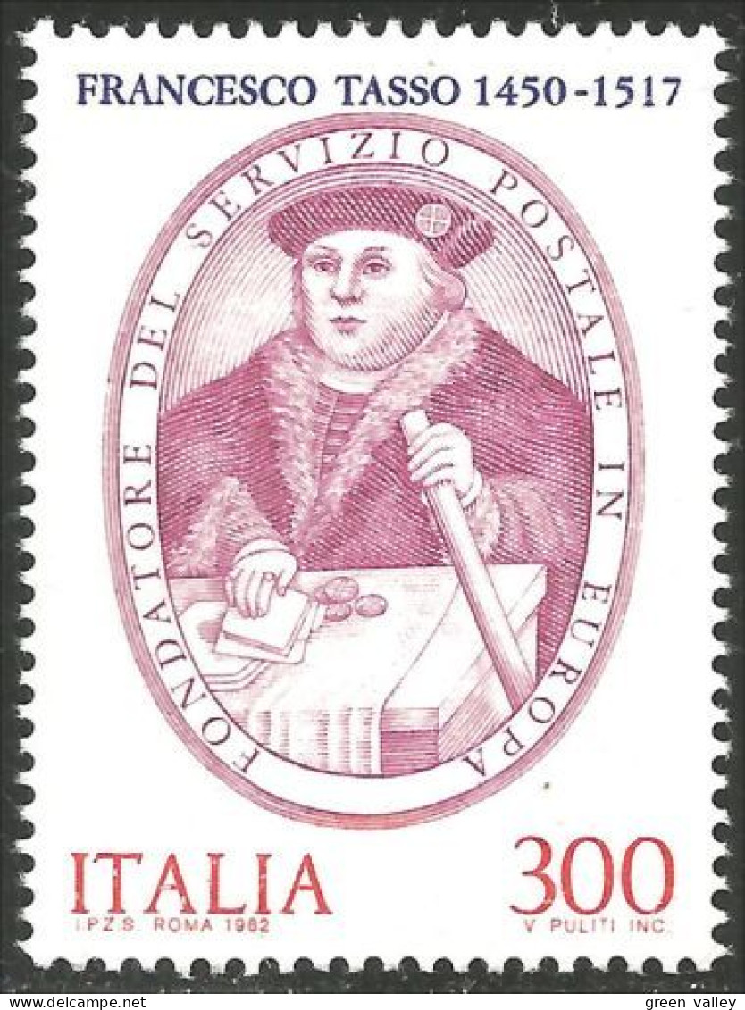 520 Italy Francesco Tasso Franz Von Taxis MNH ** Neuf SC (ITA-197a) - 1981-90: Neufs