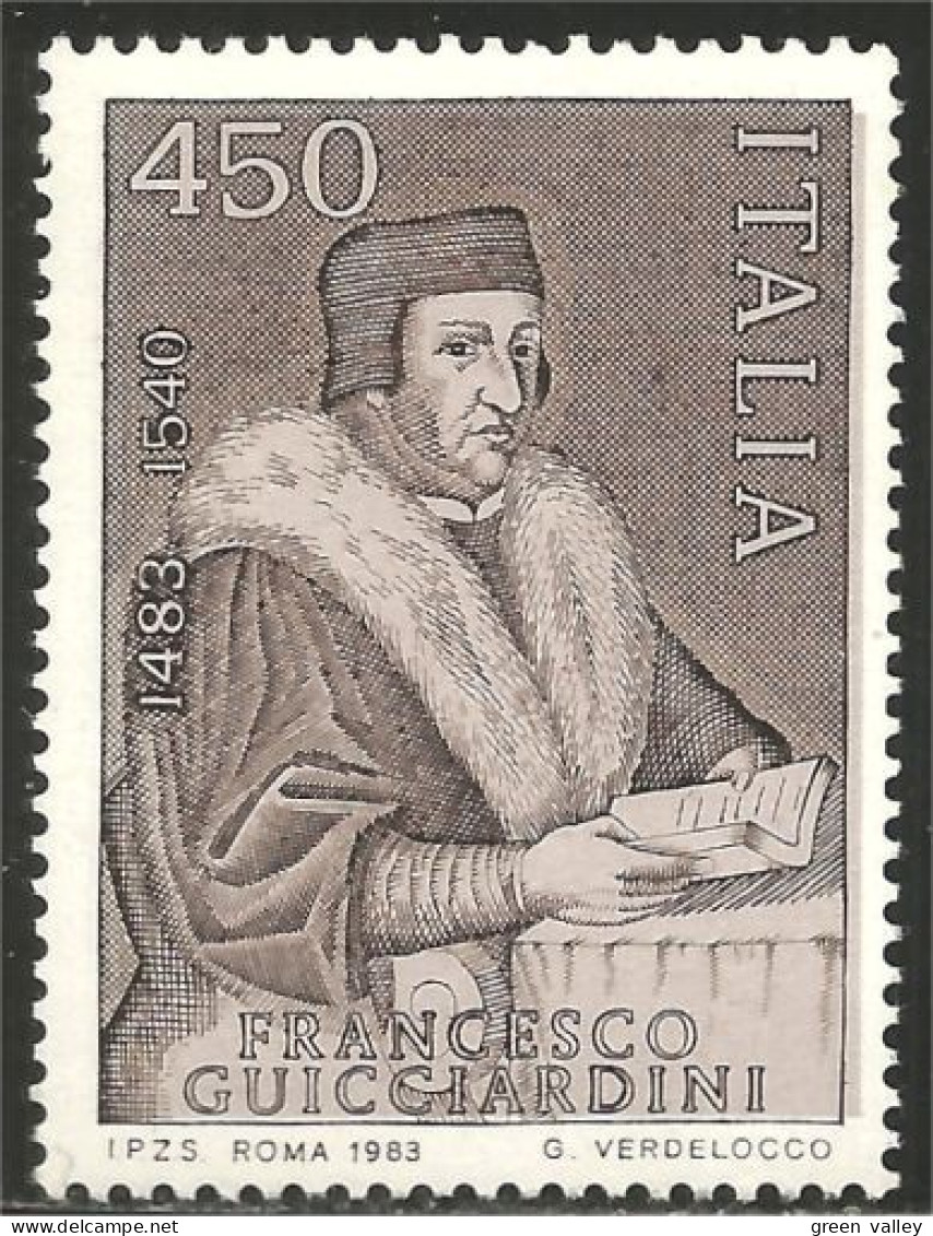 520 Italy Francesco Guicciardini Historien Historian MNH ** Neuf SC (ITA-200) - 1981-90: Neufs