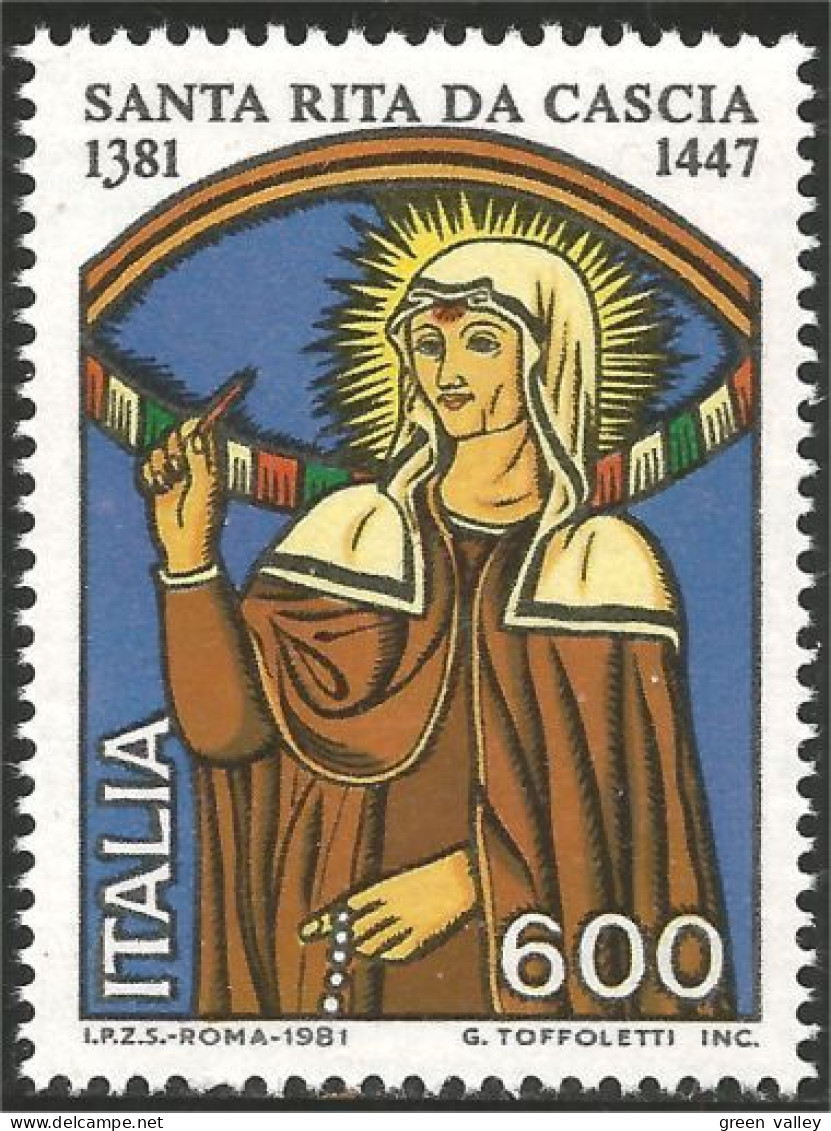 520 Italy St Rita De Cascia MNH ** Neuf SC (ITA-186b) - Cristianismo