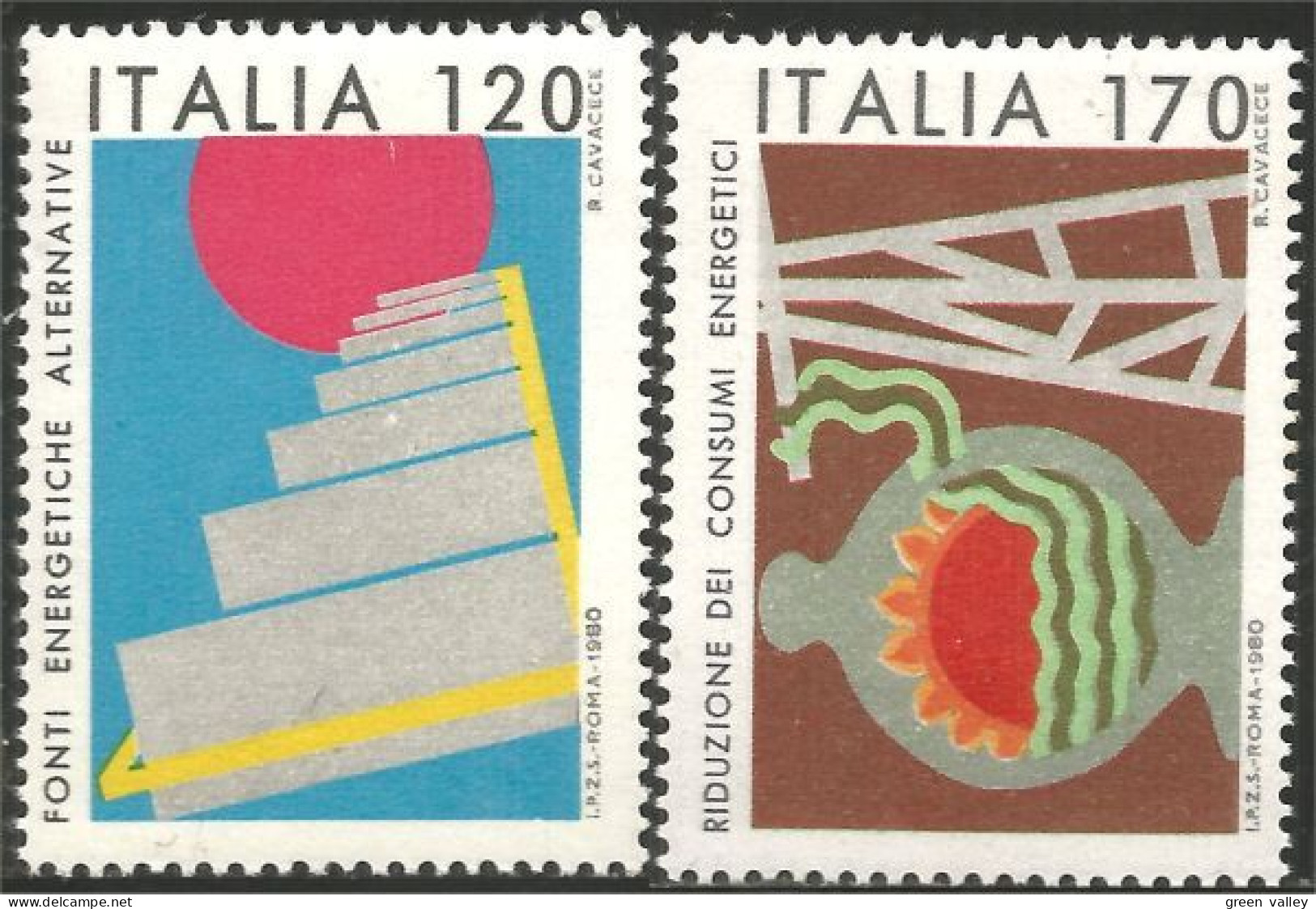 520 Italy Solar Energy Energie Solaire MNH ** Neuf SC (ITA-170b) - Other & Unclassified