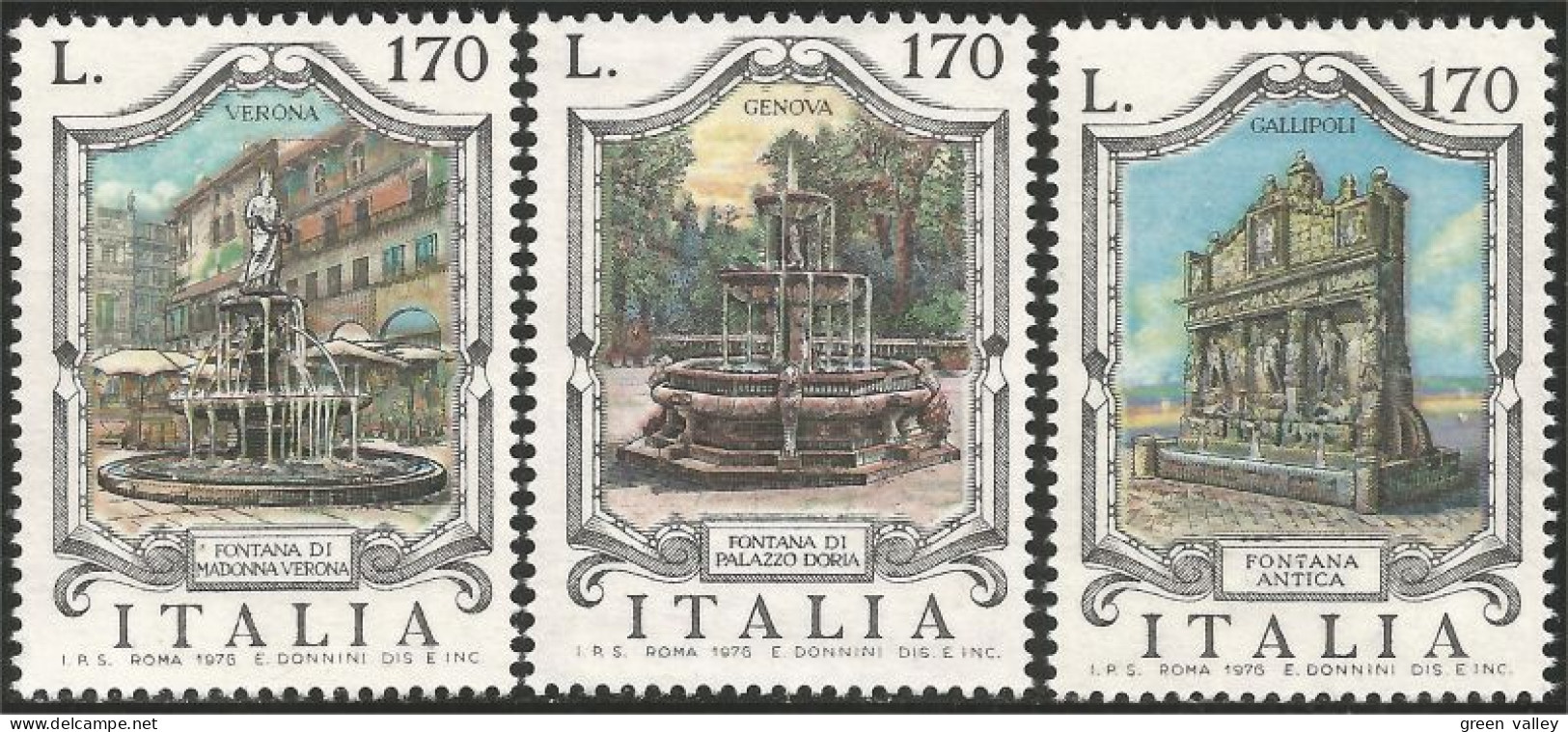 520 Italy Fontaines Fountains Antique Madonna Silvio Cossini MNH ** Neuf SC (ITA-157a) - 1971-80:  Nuovi