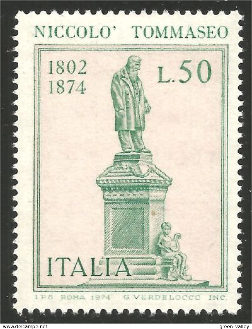 520 Italy Niccolo Tommaseo Ecrivain Writer MNH ** Neuf SC (ITA-139a) - 1971-80: Neufs