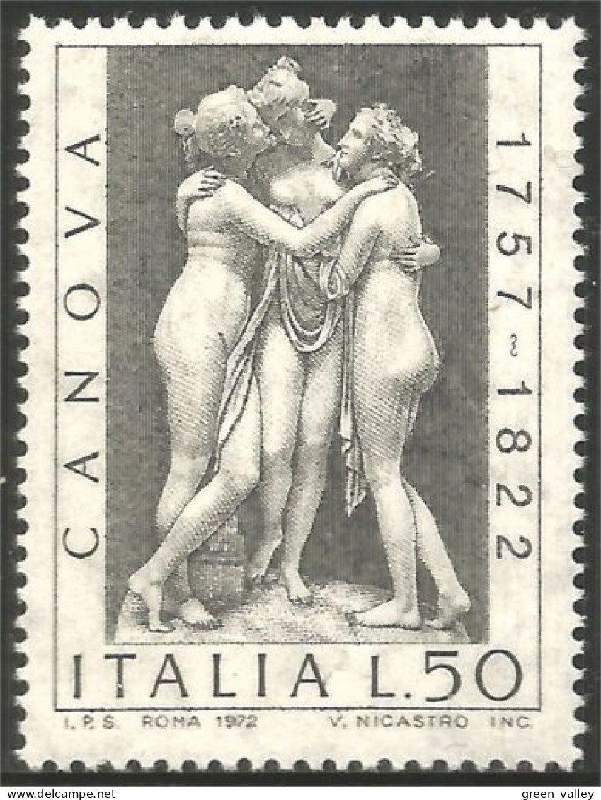 520 Italy Les Trois Grâces Three Graces Sculpture MNH ** Neuf SC (ITA-127b) - Escultura