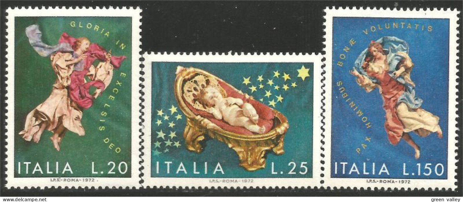 520 Italy Christmas Noel 1972 Creche MNH ** Neuf SC (ITA-129c) - Otros & Sin Clasificación